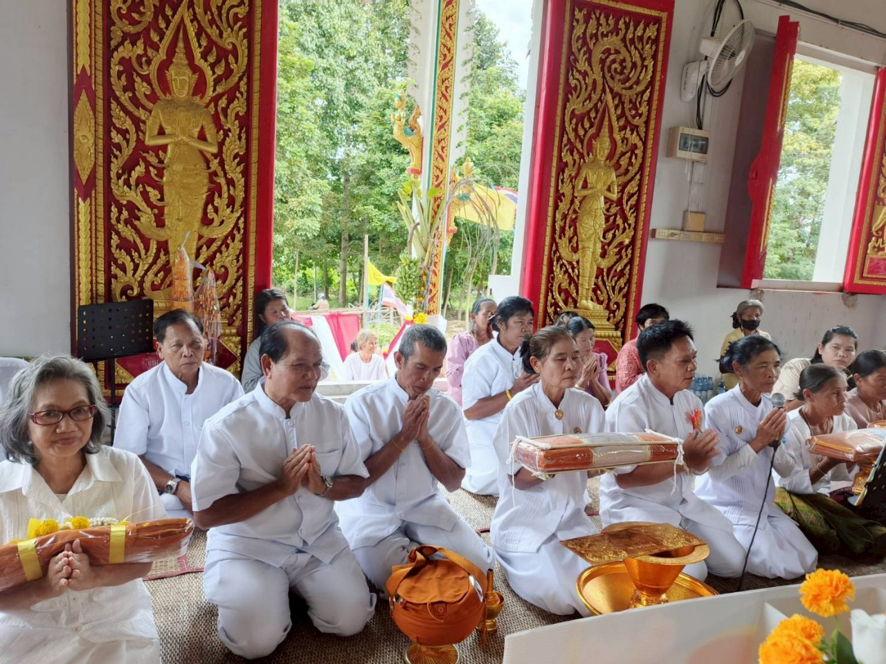 ภาพกล่าวคำถวายกฐินวัดศรีโกธาราราม