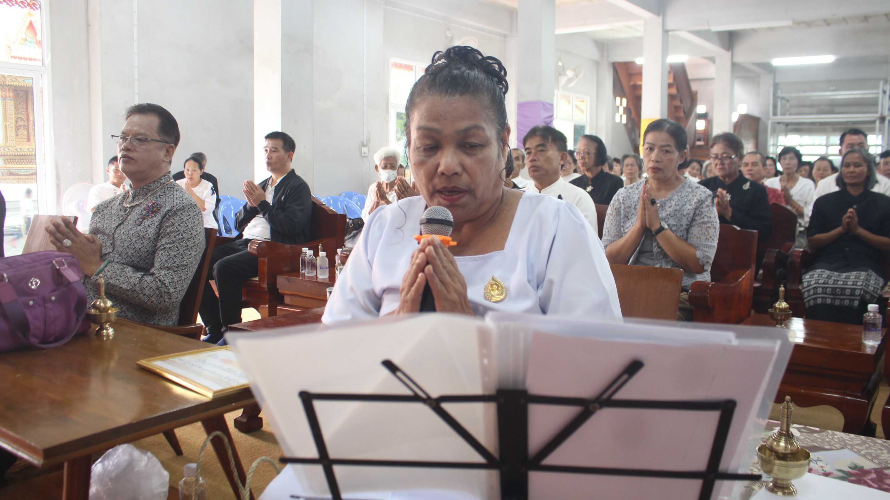 ภาพกล่าวคำถวายกฐินวัดเมืองราม