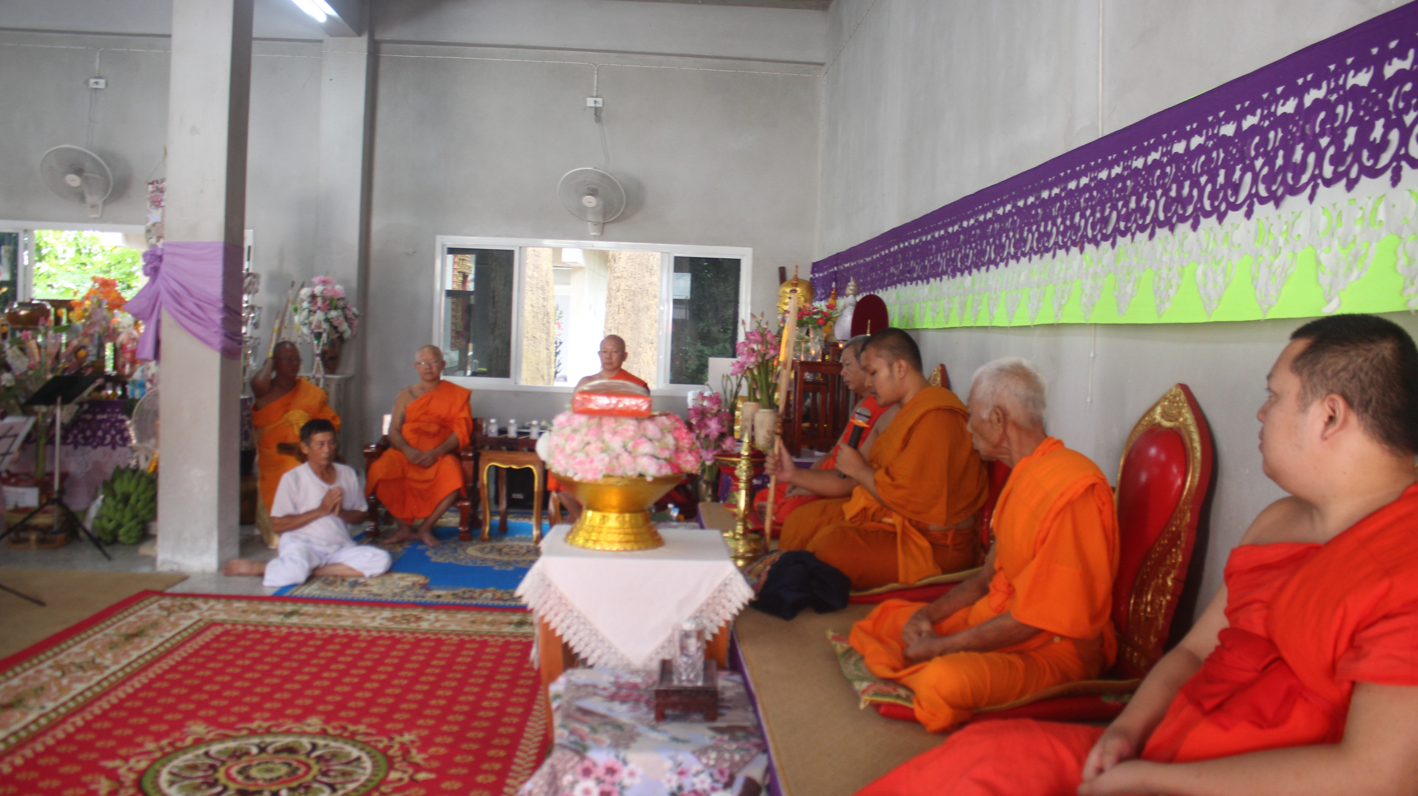 ภาพร่วมพิธีกรรมวัดเมืองราม