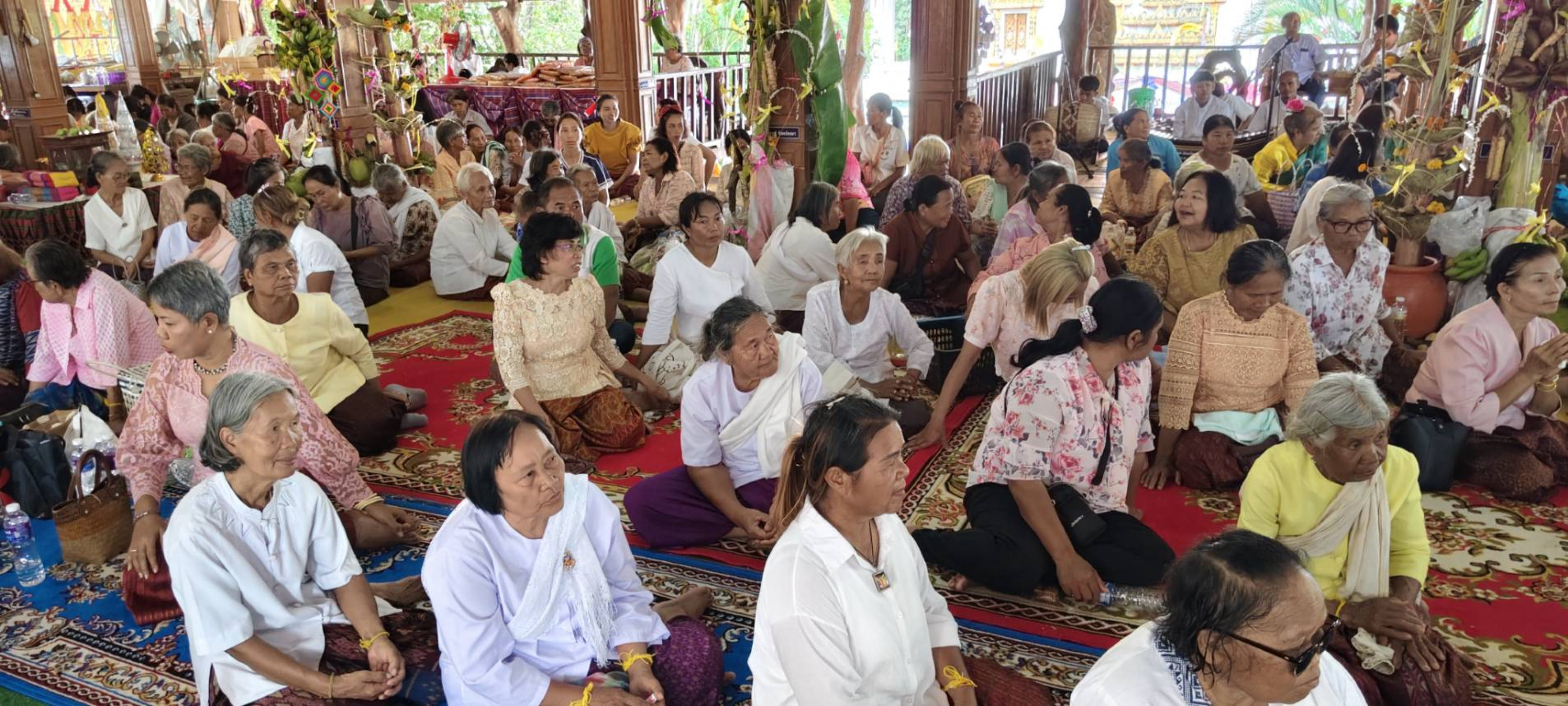 ภาพร่วมพิธีกรรมวัดโคกตะเคียน