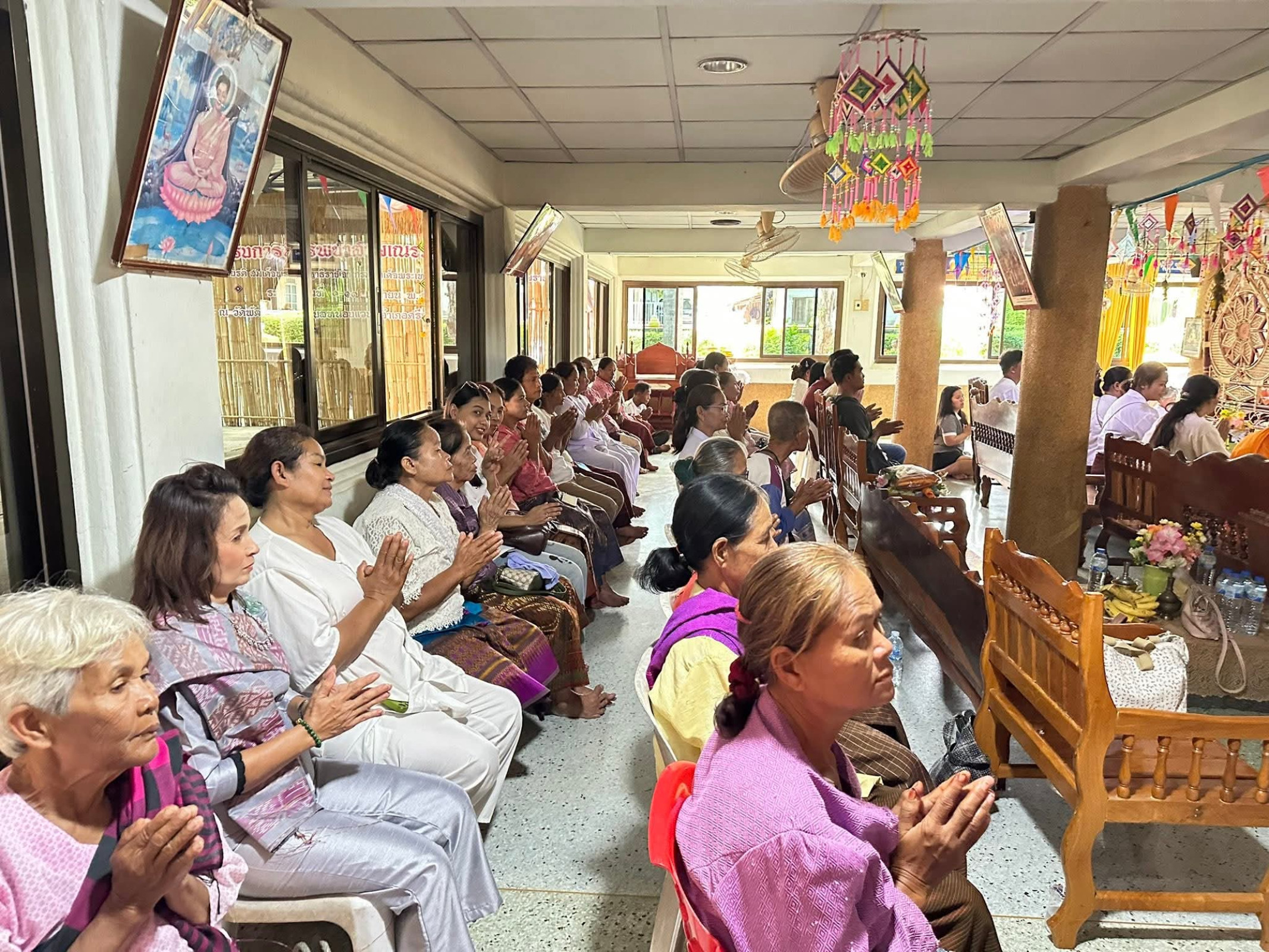 ภาพร่วมพิธีกรรมวัดพัฒนาราม