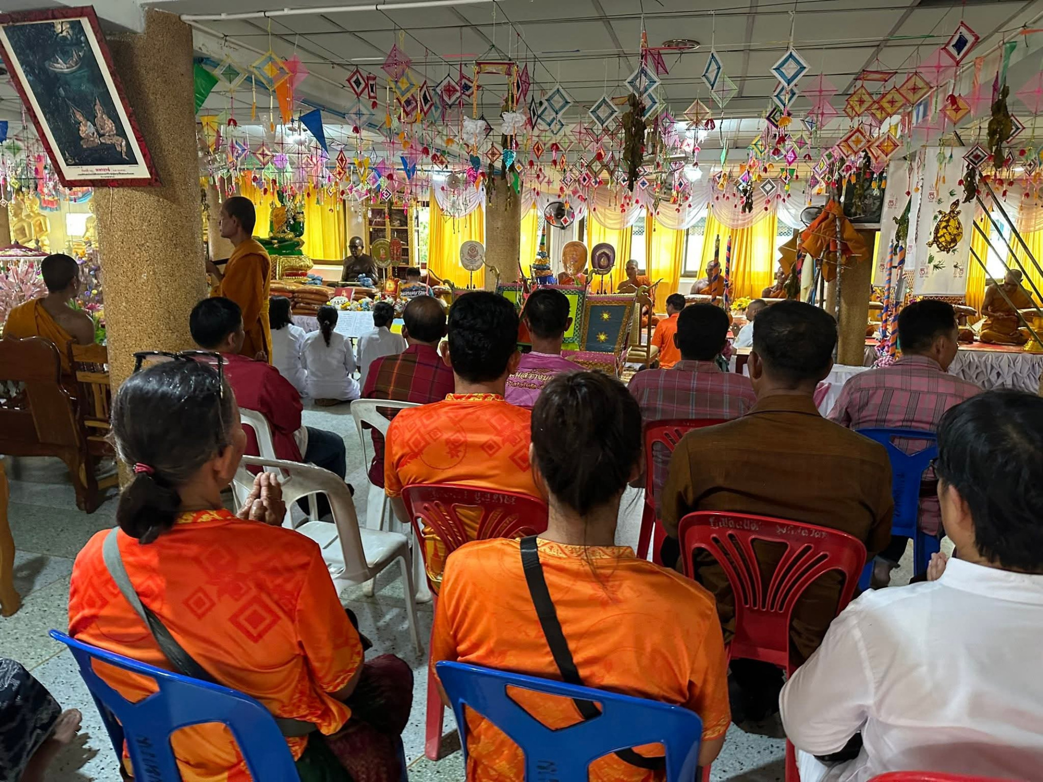 ภาพร่วมพิธีกรรมวัดพัฒนาราม