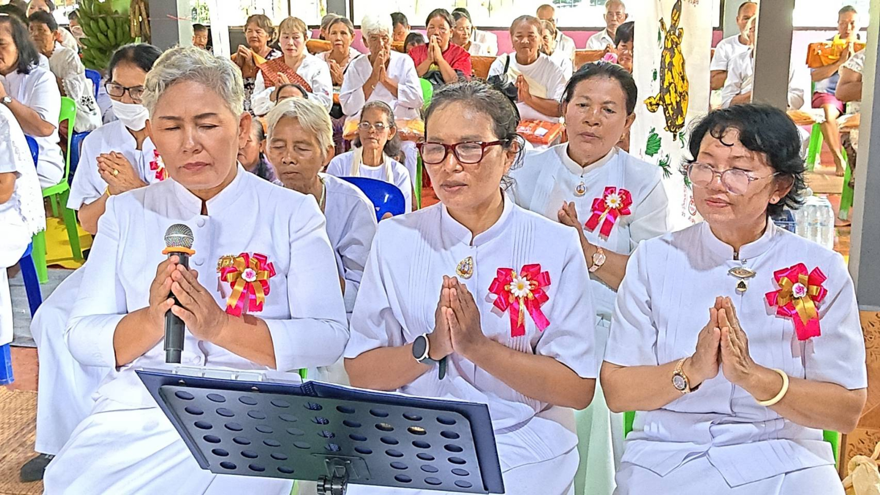 ภาพกล่าวคำถวายกฐินวัดแสนสุขสามัคคีธรรม
