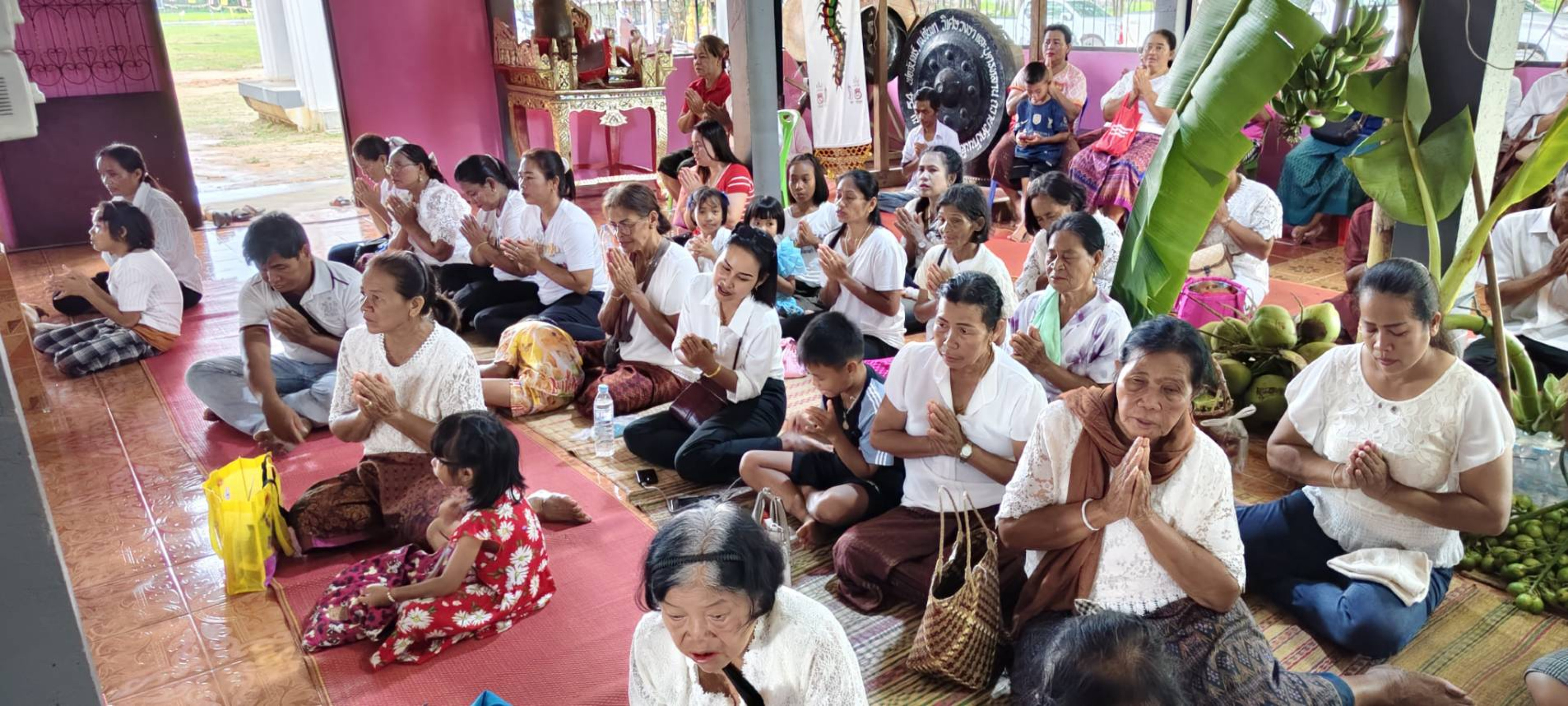 ภาพร่วมพิธีกรรมวัดแสนสุขสามัคคีธรรม