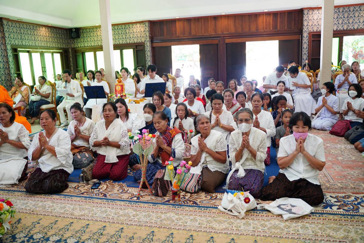 ภาพร่วมพิธีกรรมวัดธาตุวังจาน