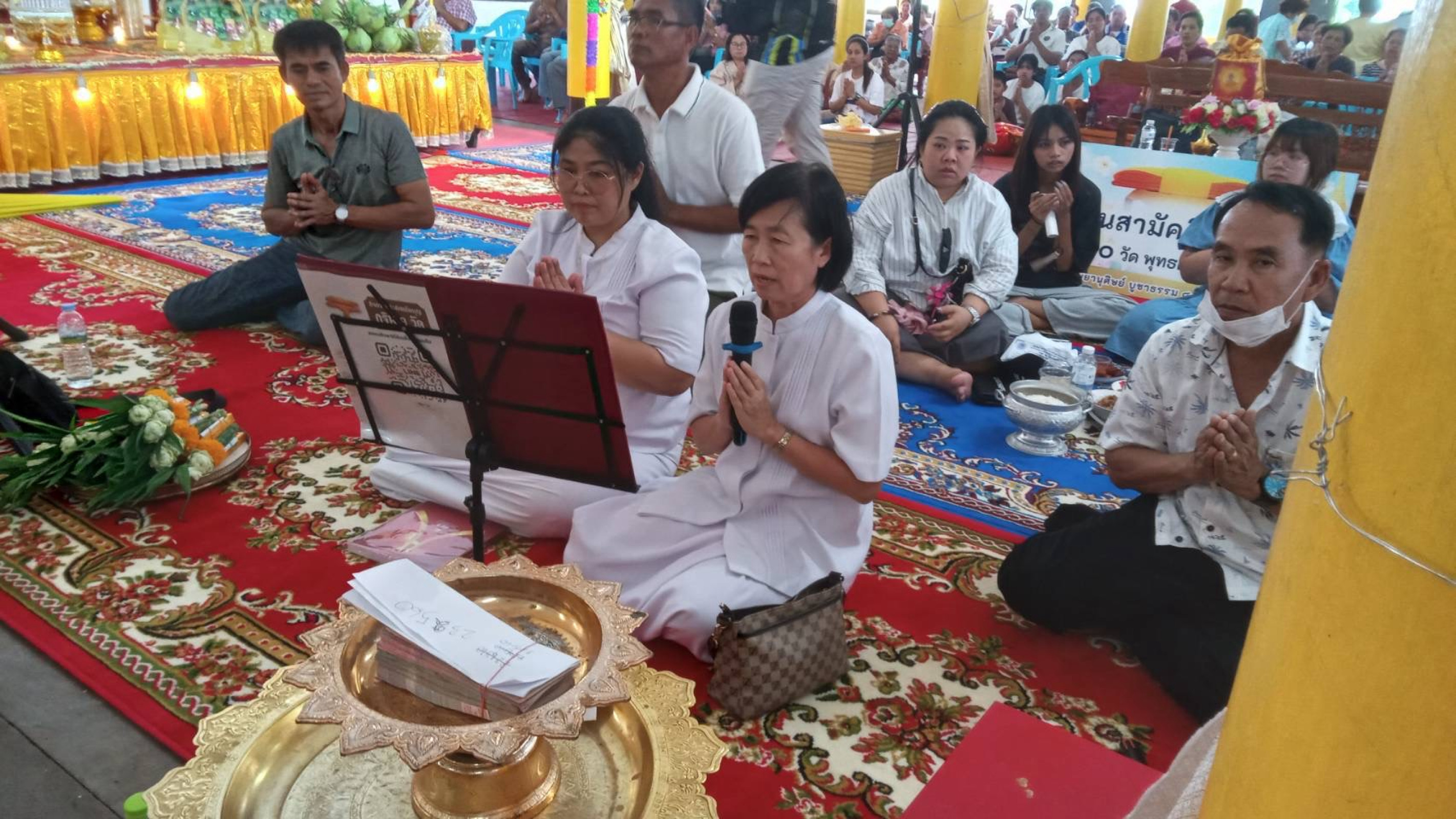 ภาพกล่าวคำถวายกฐินวัดนางชี