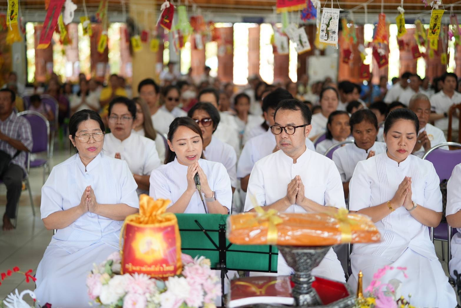 ภาพกล่าวคำถวายกฐินวัดจุฬามณี