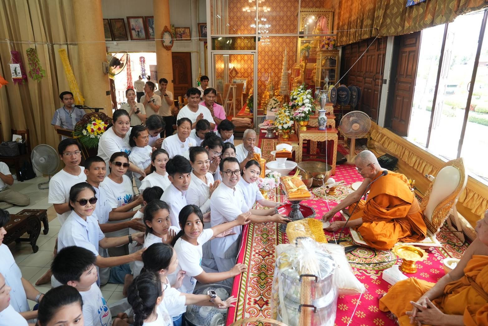 ภาพร่วมพิธีกรรมวัดจุฬามณี