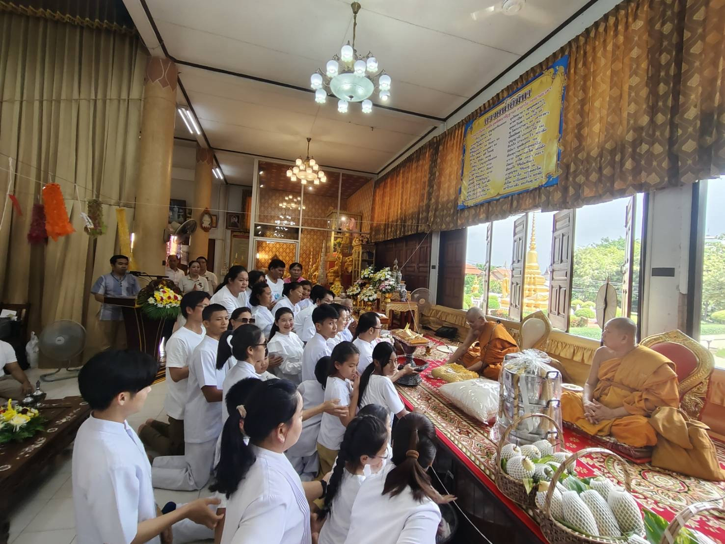 ภาพร่วมพิธีกรรมวัดจุฬามณี