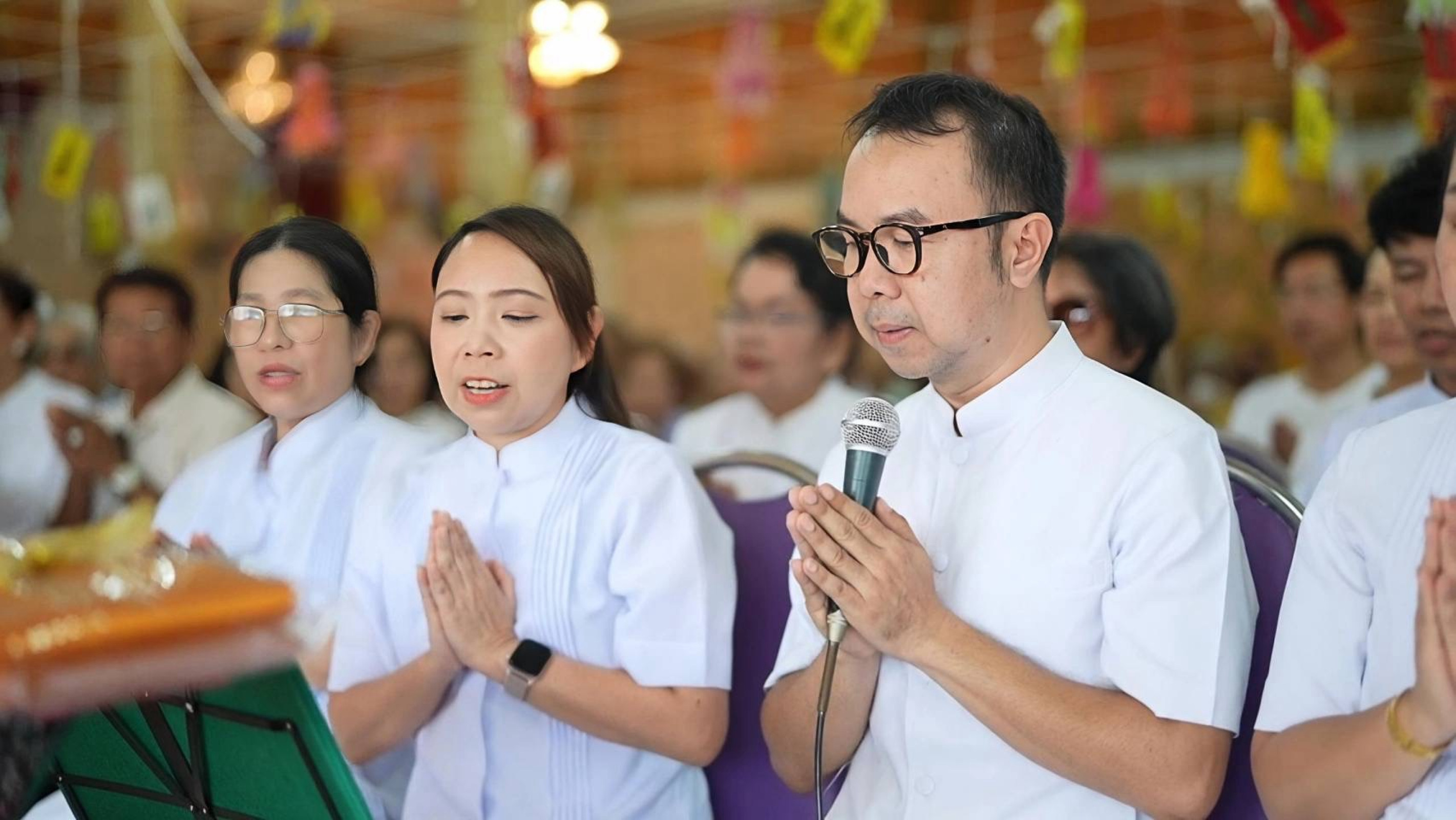 ภาพร่วมพิธีกรรมวัดจุฬามณี