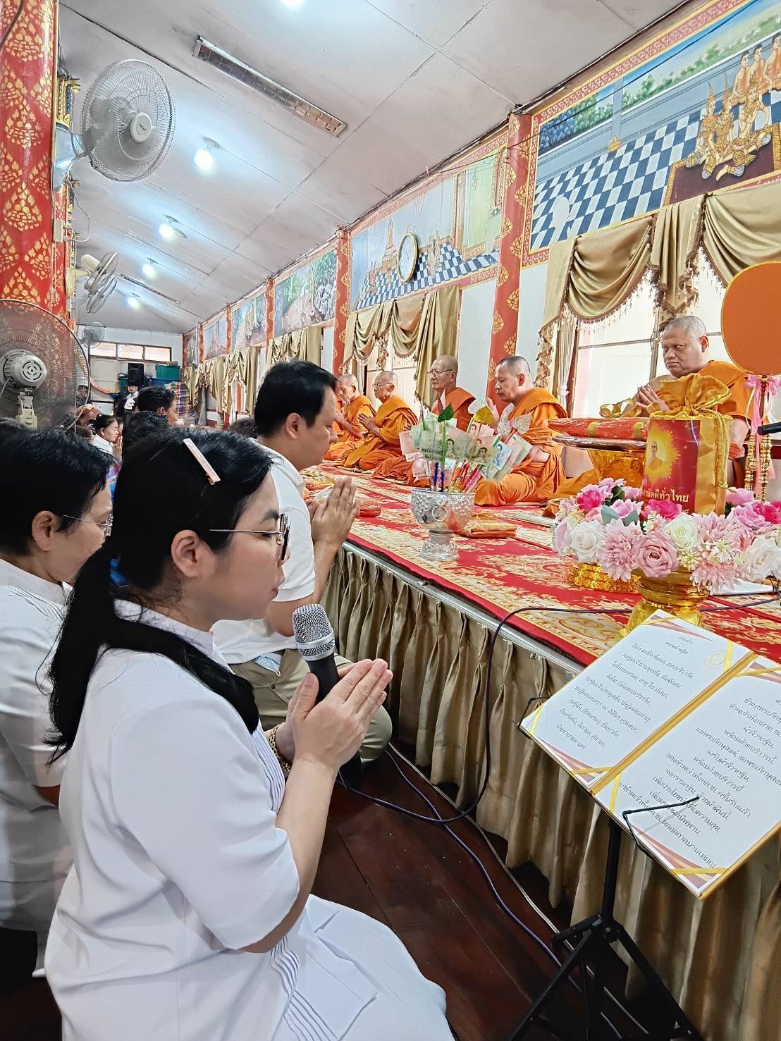 ภาพกล่าวคำถวายกฐินวัดเทพมงคล