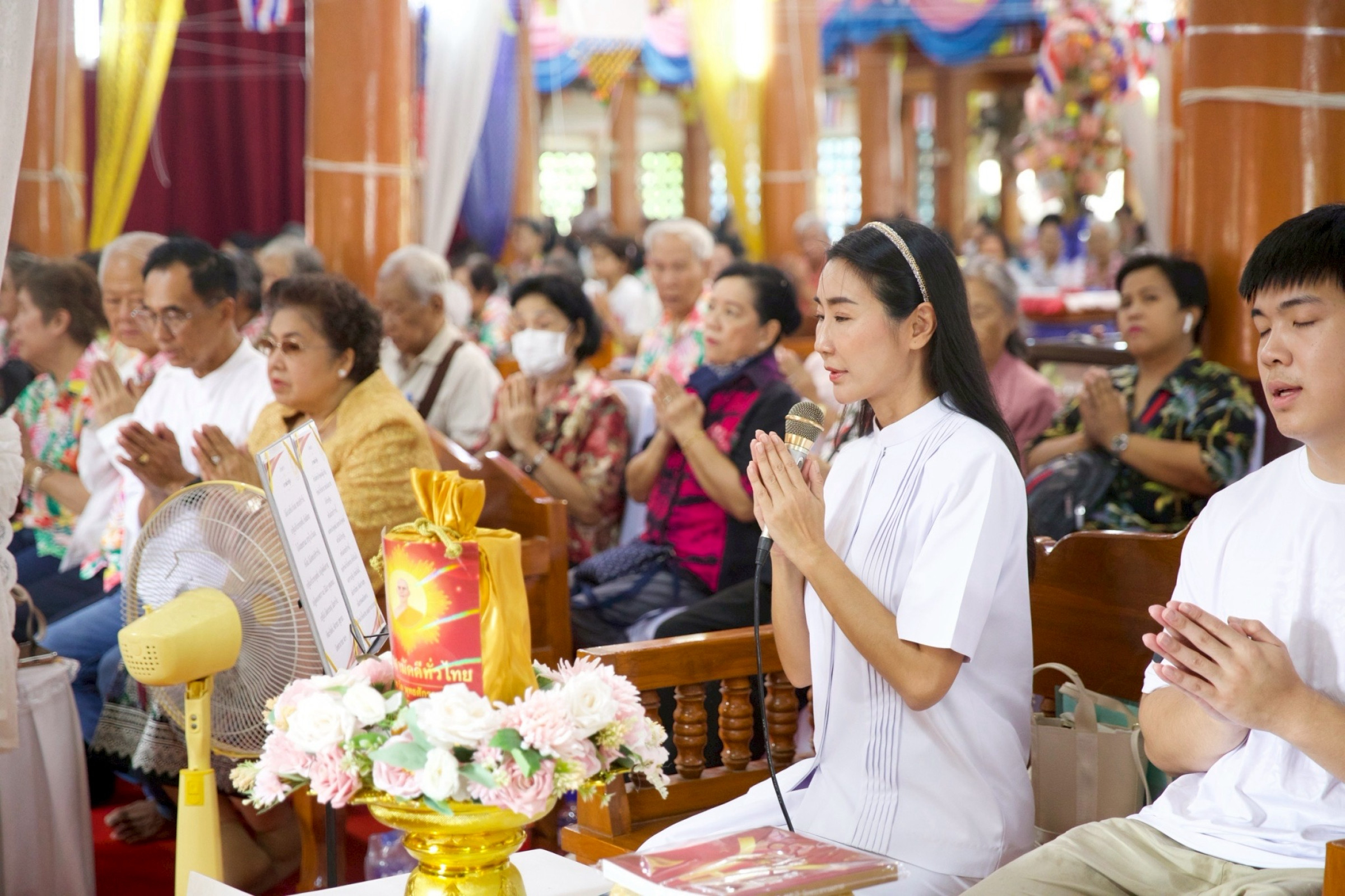 ภาพกล่าวคำถวายกฐินวัดโพธิ์