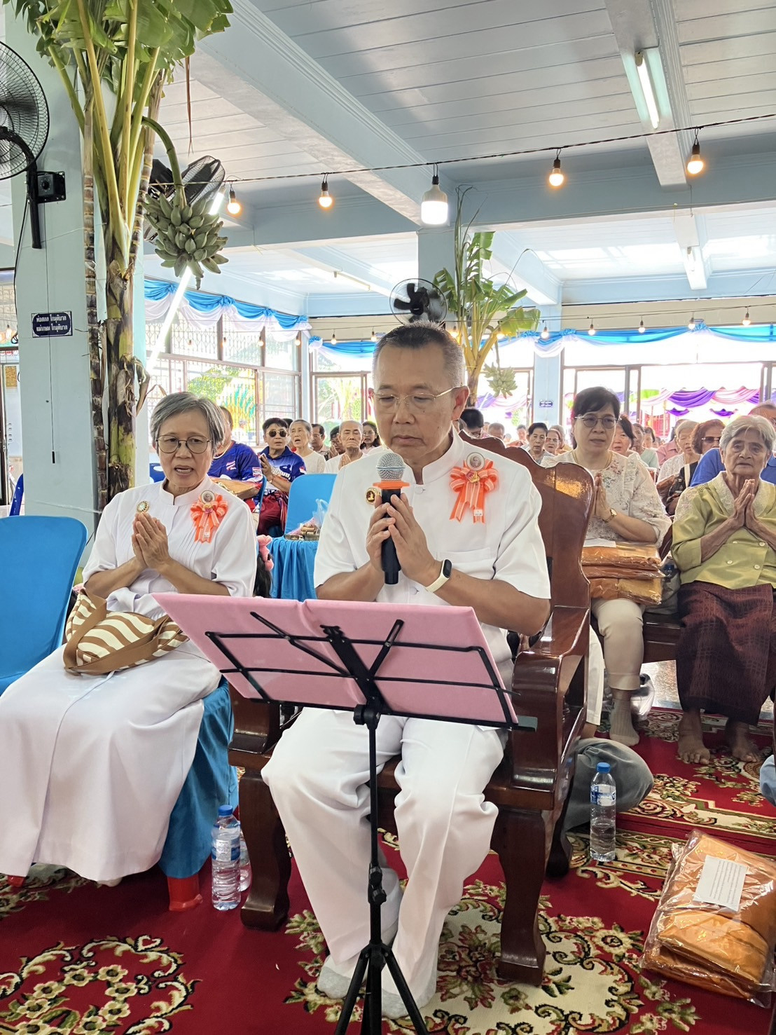 ภาพร่วมพิธีกรรมวัดโบสถ์อินทราราม