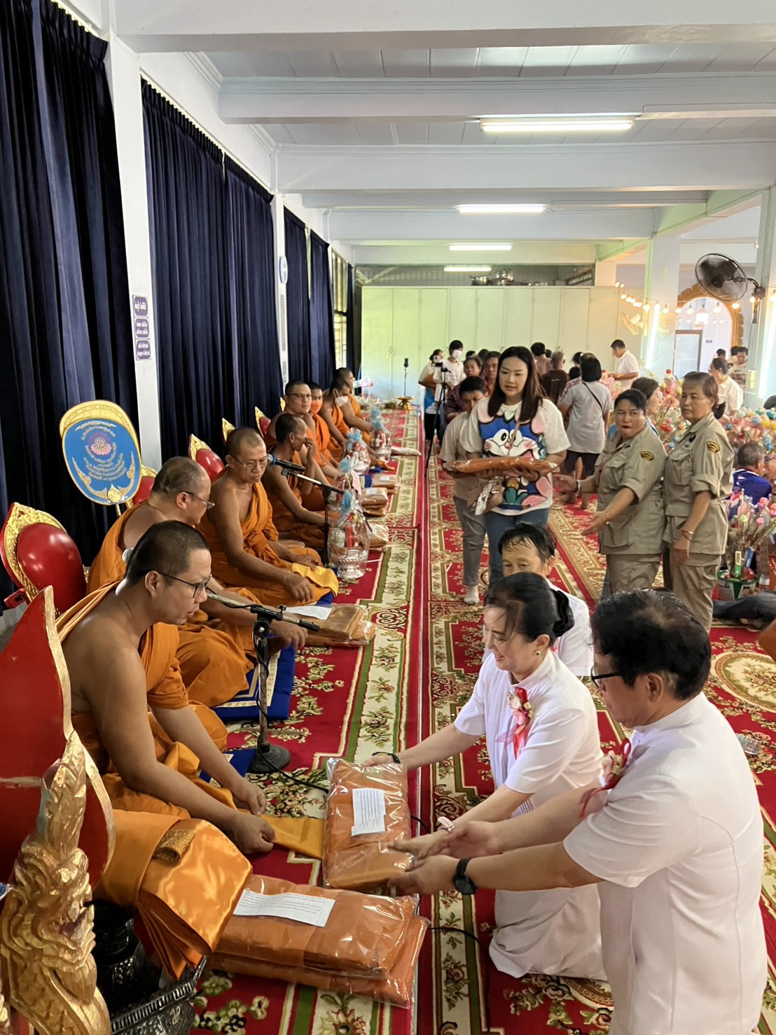 ภาพร่วมพิธีกรรมวัดโบสถ์อินทราราม