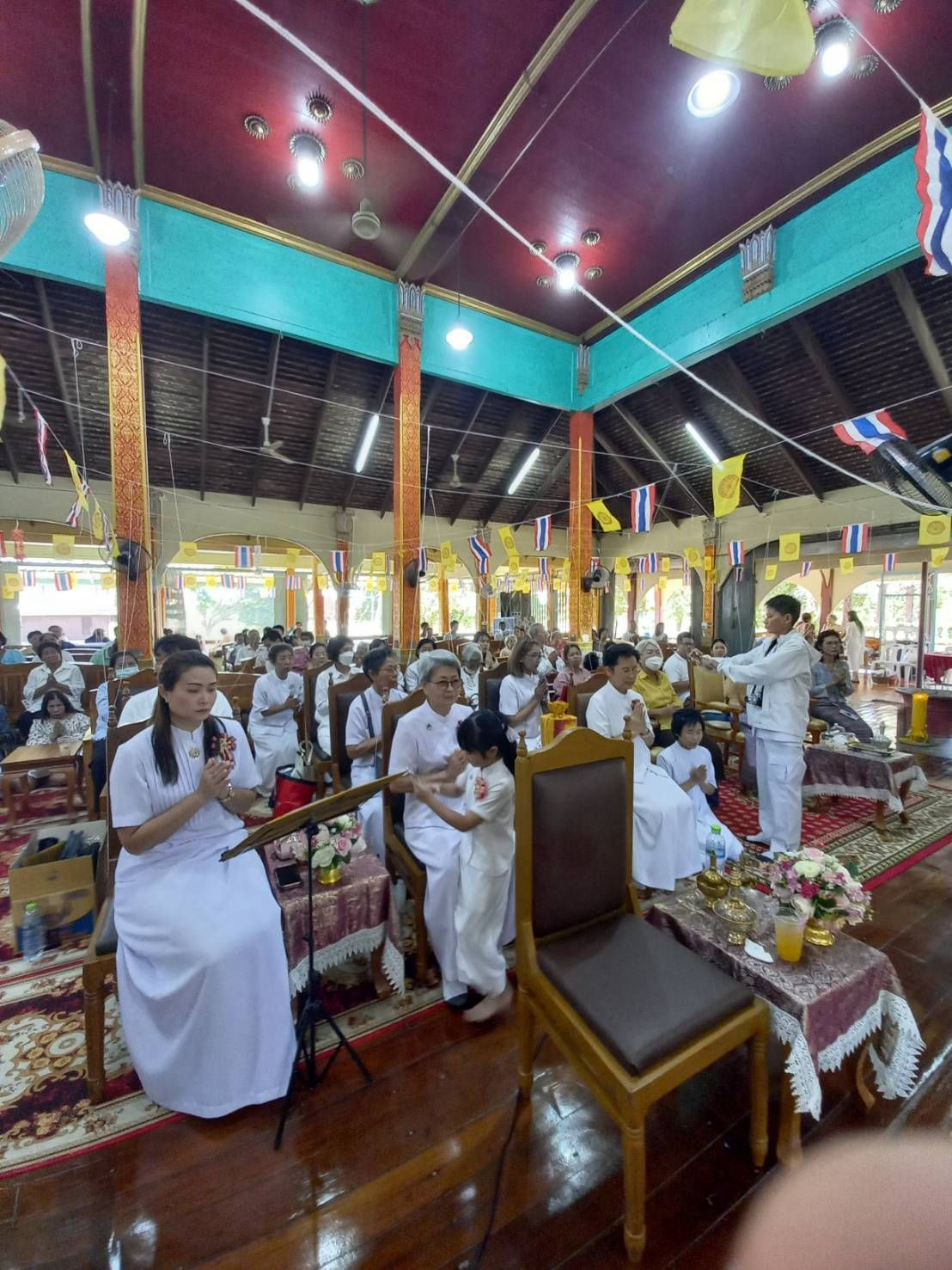 ภาพร่วมพิธีกรรมวัดโคกเสือ