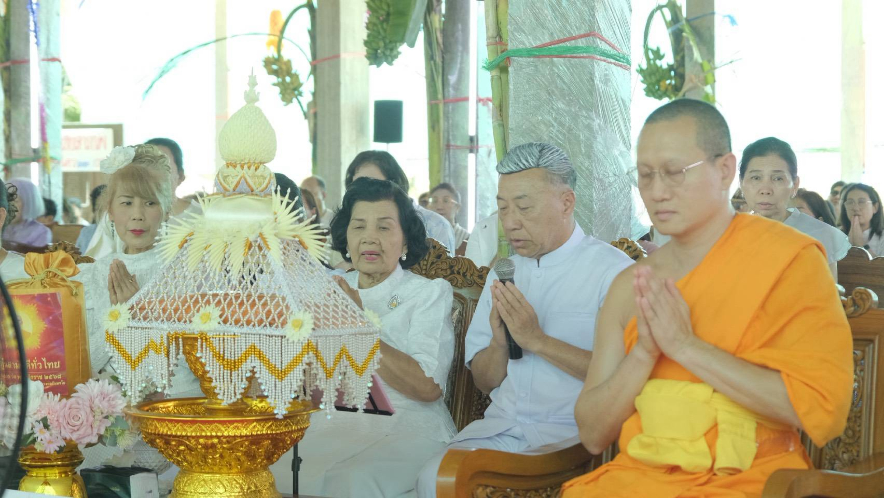 ภาพกล่าวคำถวายกฐินวัดปากน้ำ