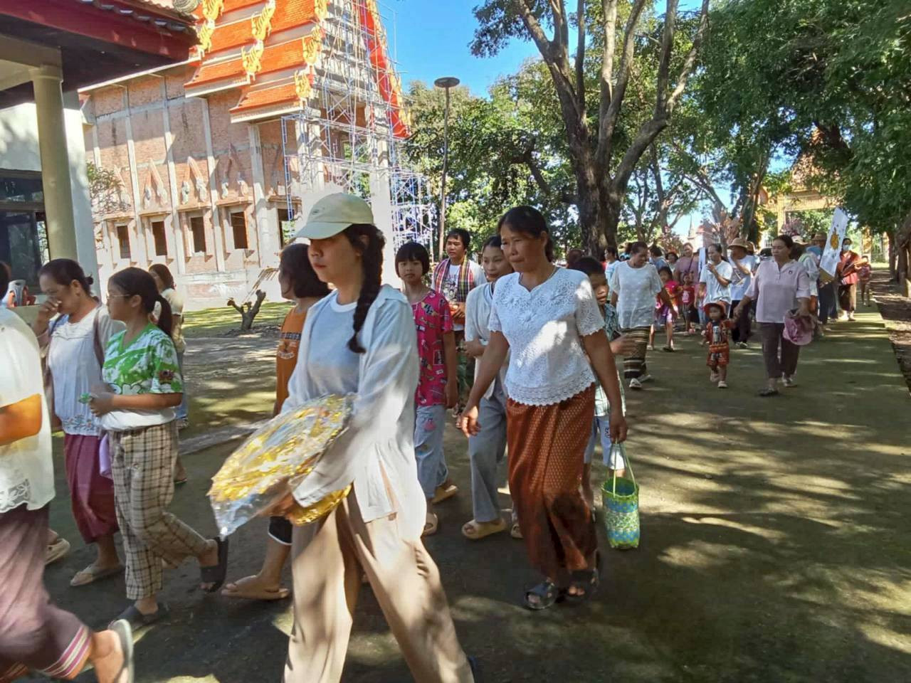 ภาพร่วมพิธีกรรมวัดสามแยกพัฒนาราม