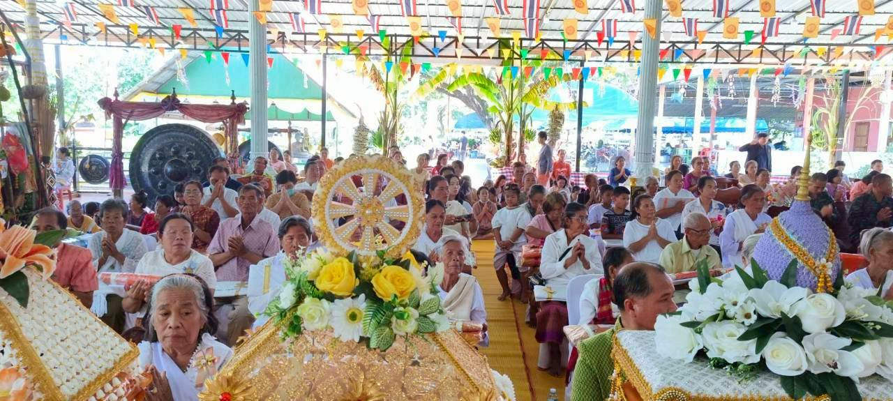 ภาพร่วมพิธีกรรมวัดโนนธรรมาวาส