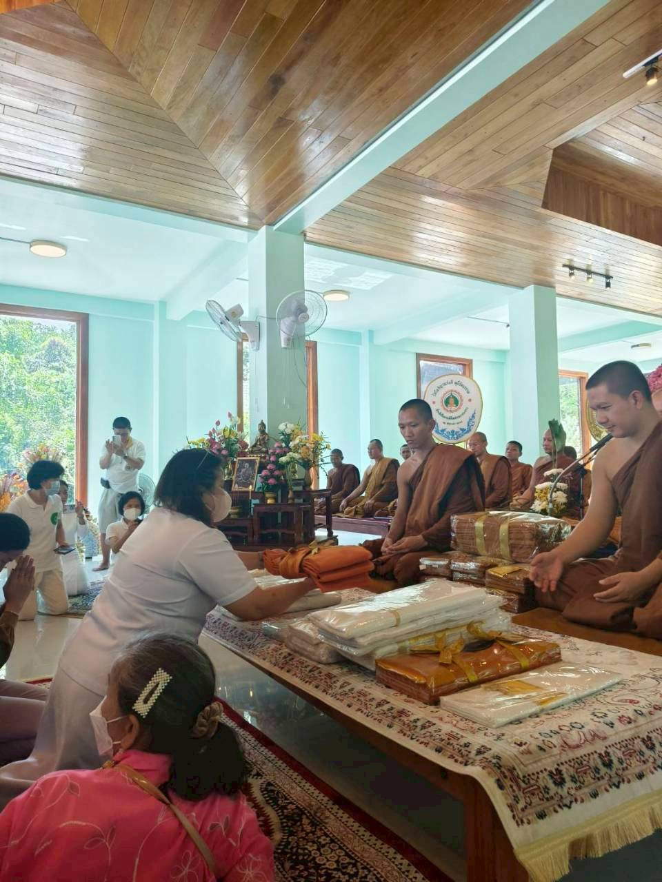 ภาพร่วมพิธีกรรมวัดโพธิญาณรังสี
