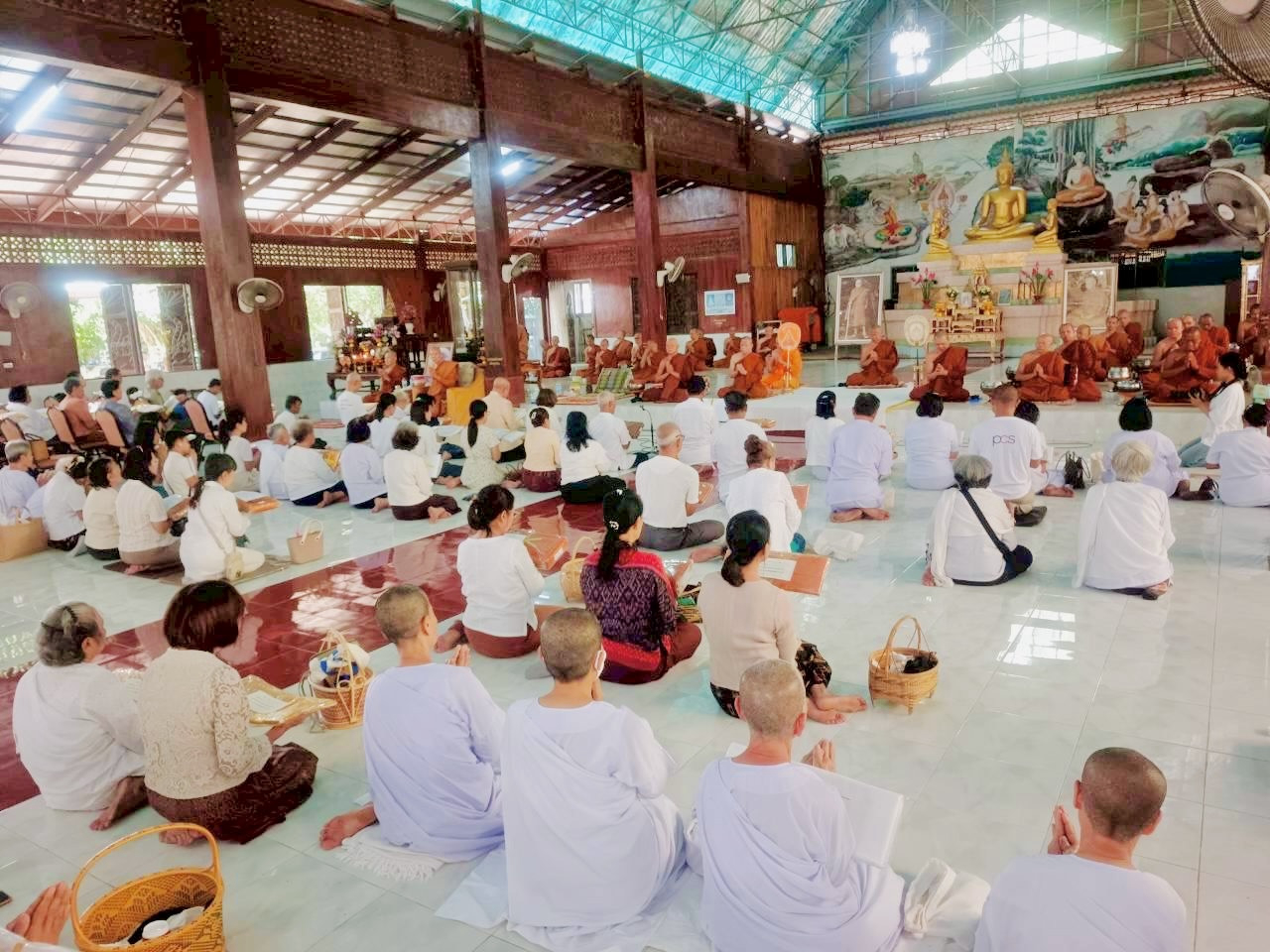 ภาพร่วมพิธีกรรมวัดเก่าน้อย