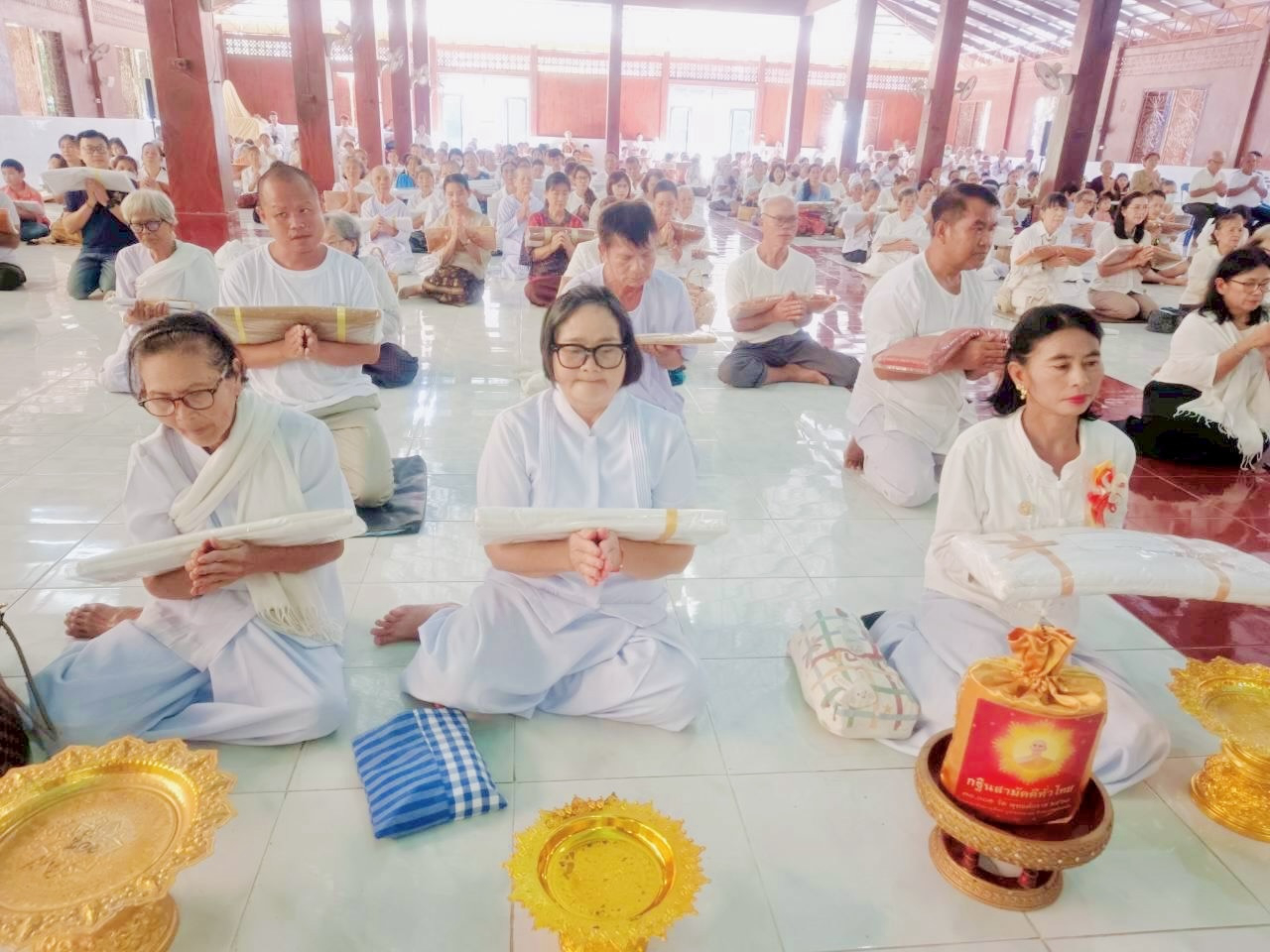 ภาพร่วมพิธีกรรมวัดเก่าน้อย