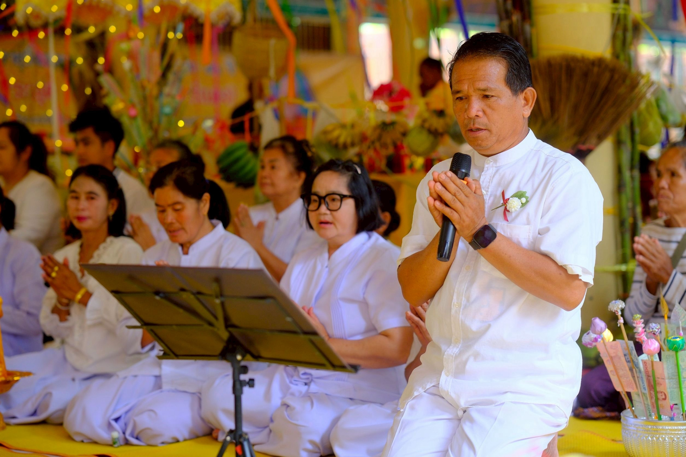 ภาพกล่าวคำถวายกฐินวัดดอนชาด