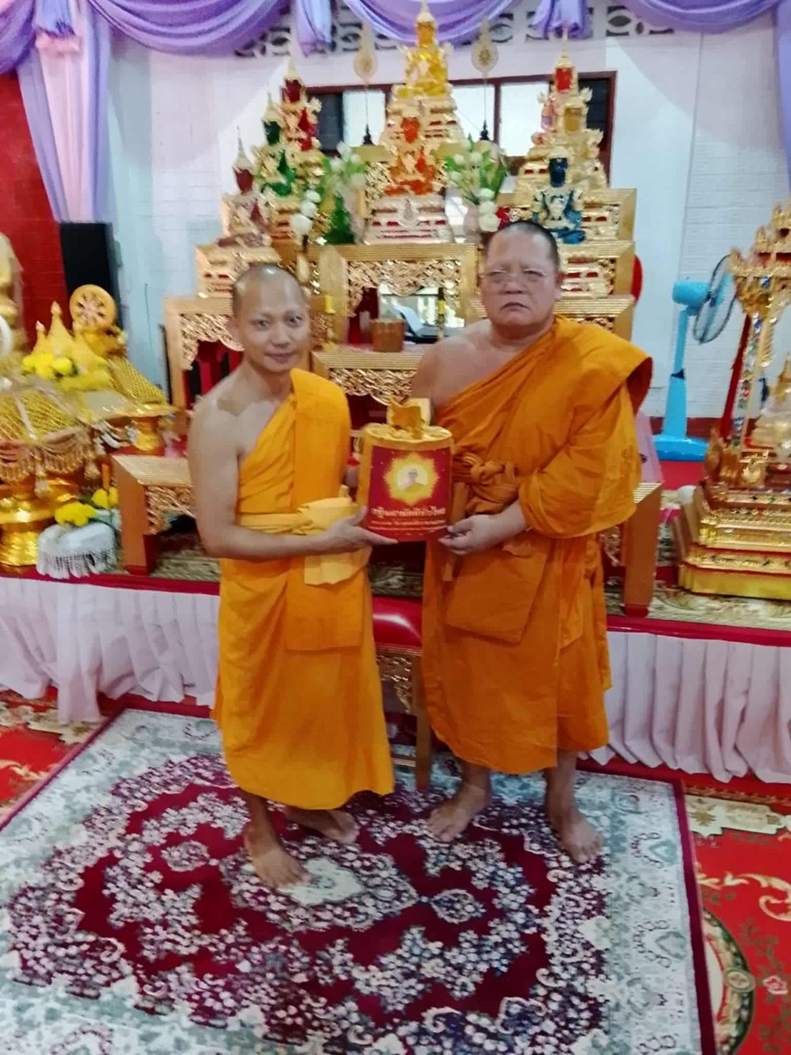 ภาพร่วมพิธีกรรมวัดพระแก้ว