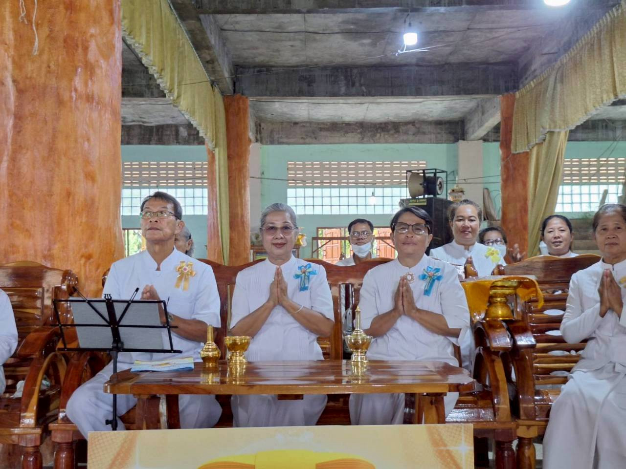 ภาพกล่าวคำถวายกฐินวัดหนองไม้แก่น