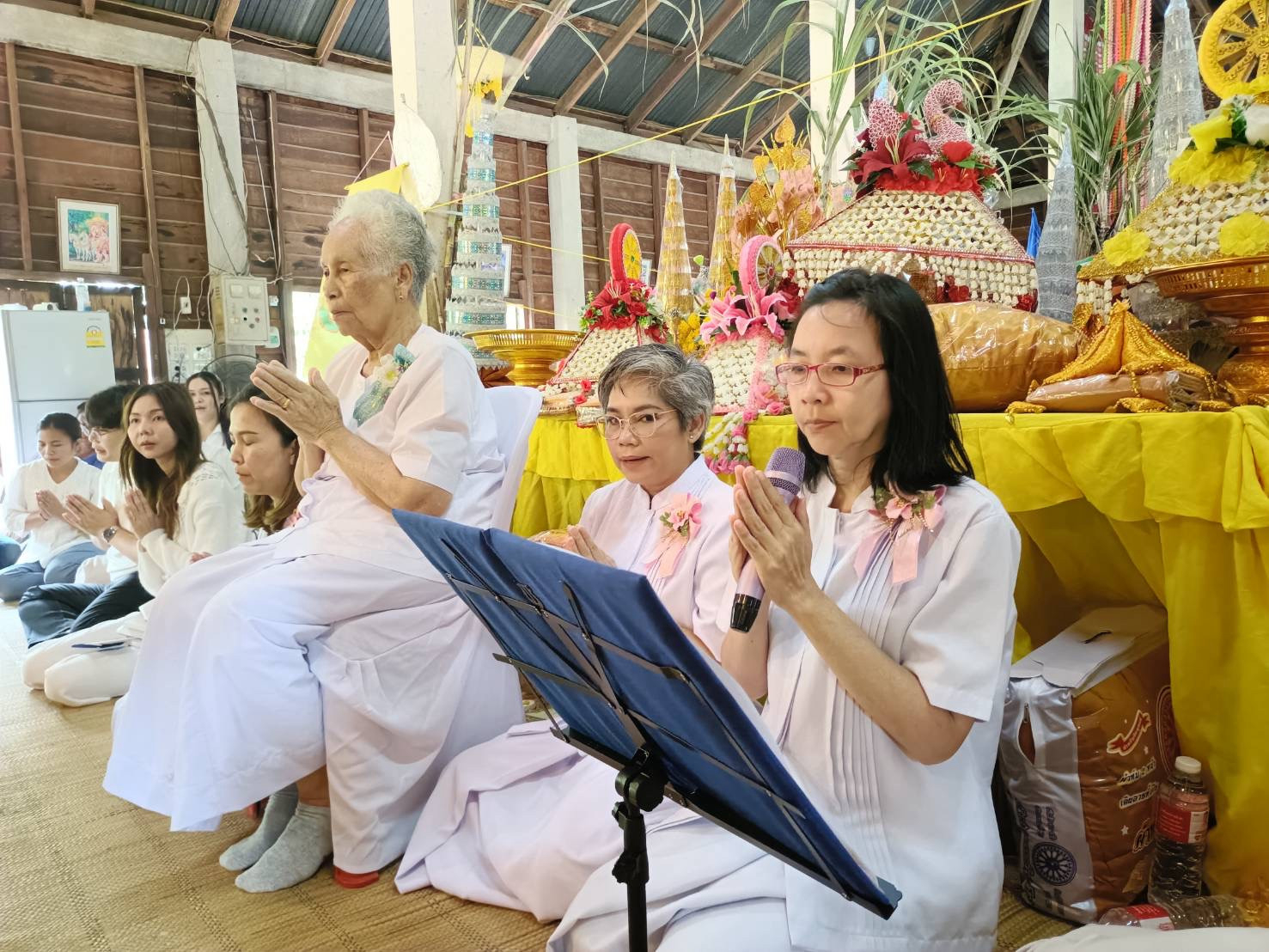 ภาพกล่าวคำถวายกฐินวัดราษฎร์สำราญ