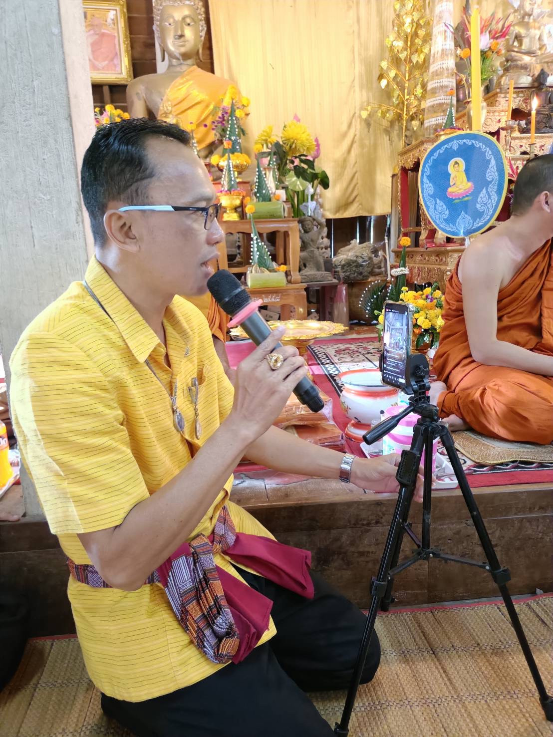 ภาพร่วมพิธีกรรมวัดราษฎร์สำราญ