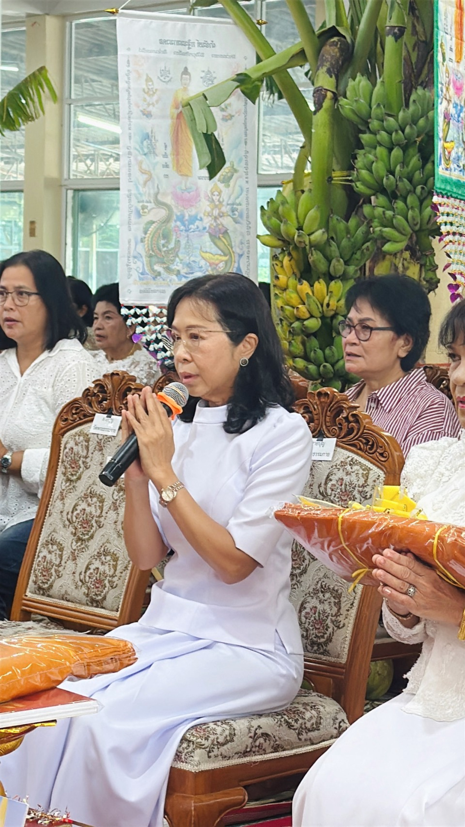 ภาพกล่าวคำถวายกฐินวัดบัวขวัญ