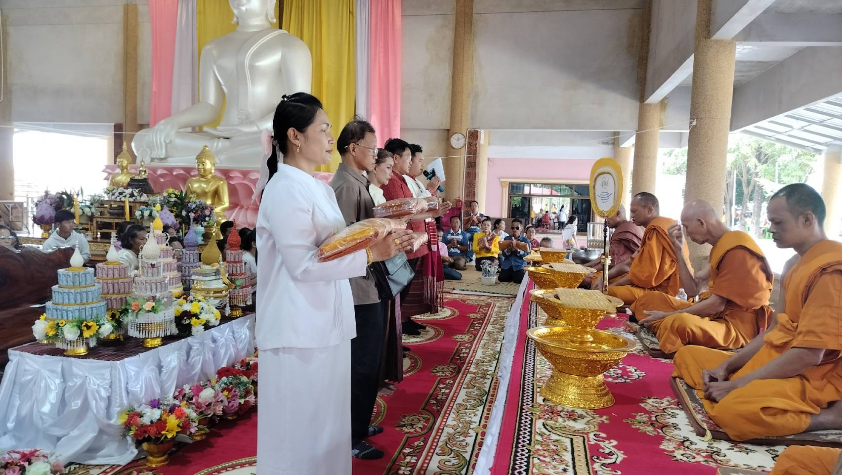 ภาพร่วมพิธีกรรมวัดประทุมทอง (บ้านพลับ)