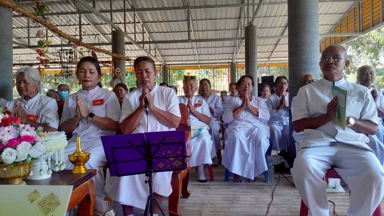 ภาพกล่าวคำถวายกฐินวัดบ้านงิ้ว
