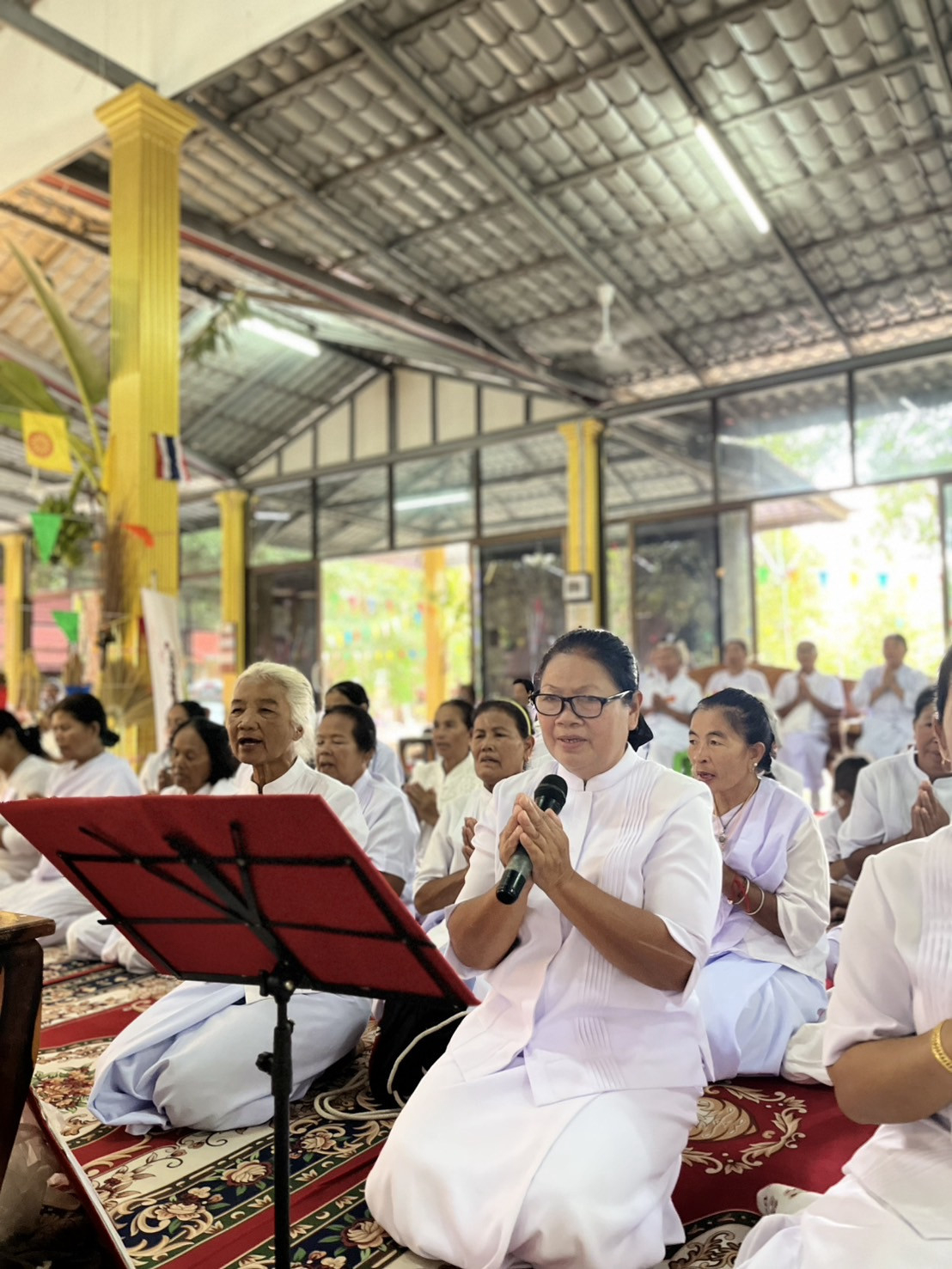 ภาพกล่าวคำถวายกฐินวัดปรือเกียน