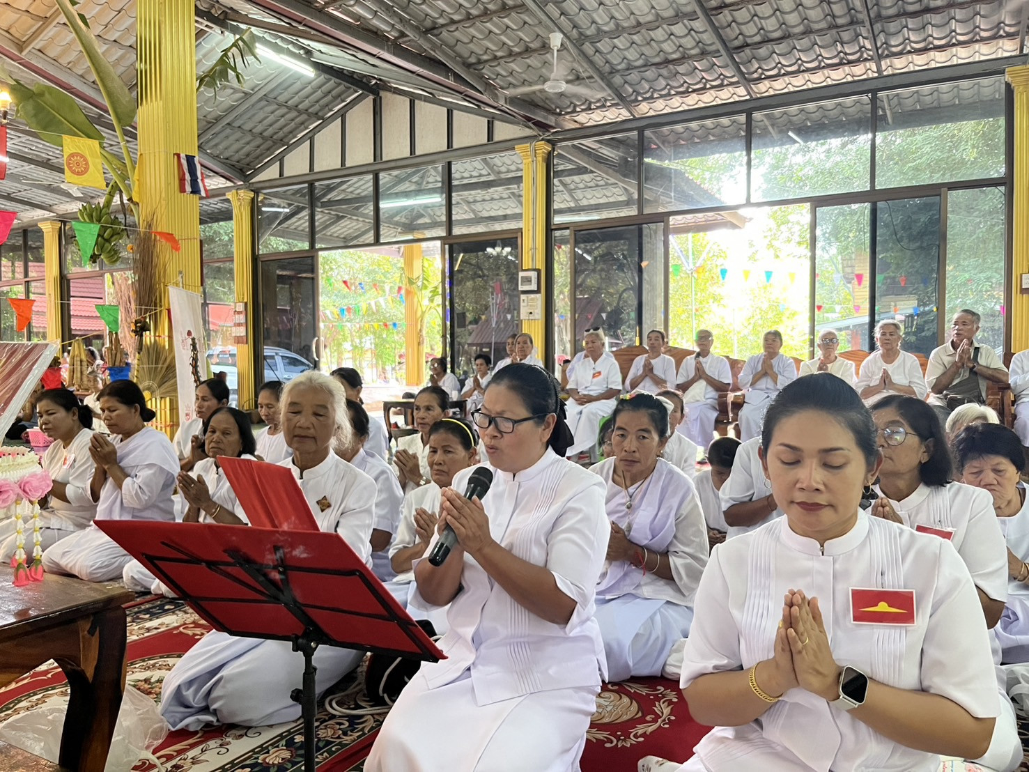 ภาพร่วมพิธีกรรมวัดปรือเกียน
