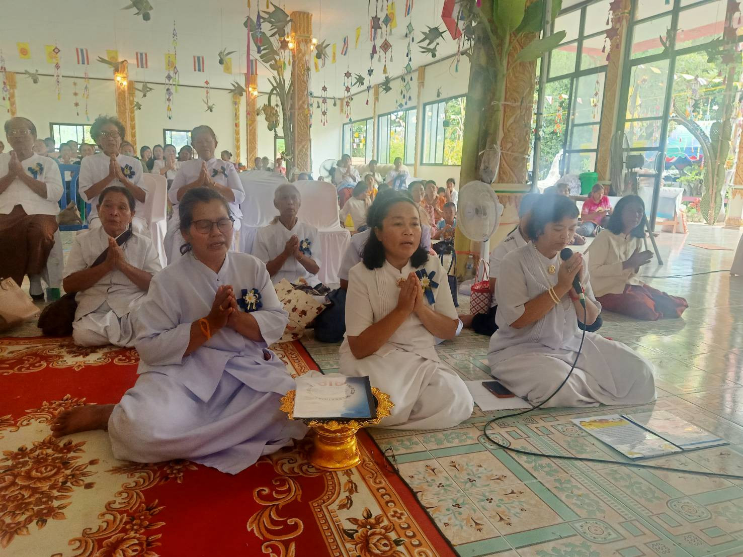 ภาพกล่าวคำถวายกฐินวัดผักไหมพุทธาวาส