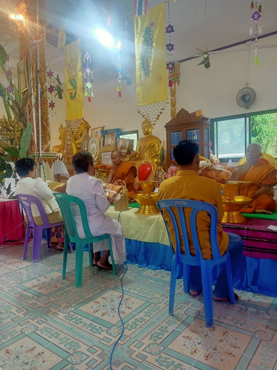 ภาพร่วมพิธีกรรมวัดผักไหมพุทธาวาส