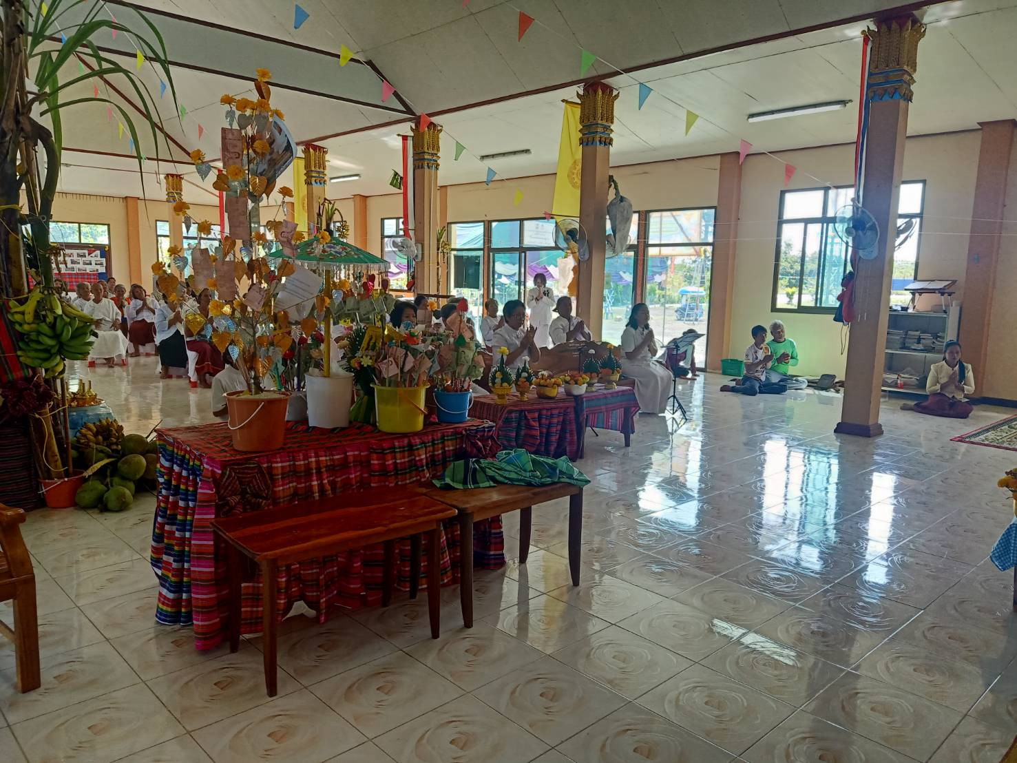 ภาพร่วมพิธีกรรมสำนักสงฆ์พรหมสะอาด