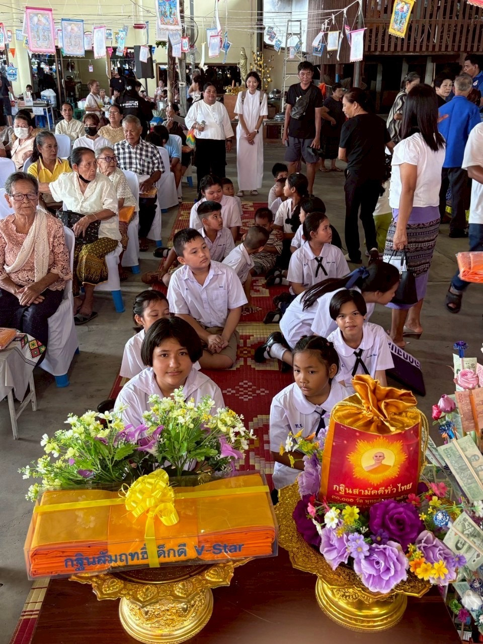 ภาพร่วมพิธีกรรมวัดท่าชัยศรีสุทธาวาส