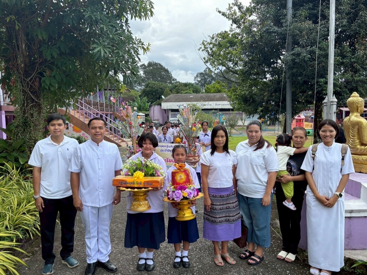 ภาพร่วมพิธีกรรมวัดท่าชัยศรีสุทธาวาส