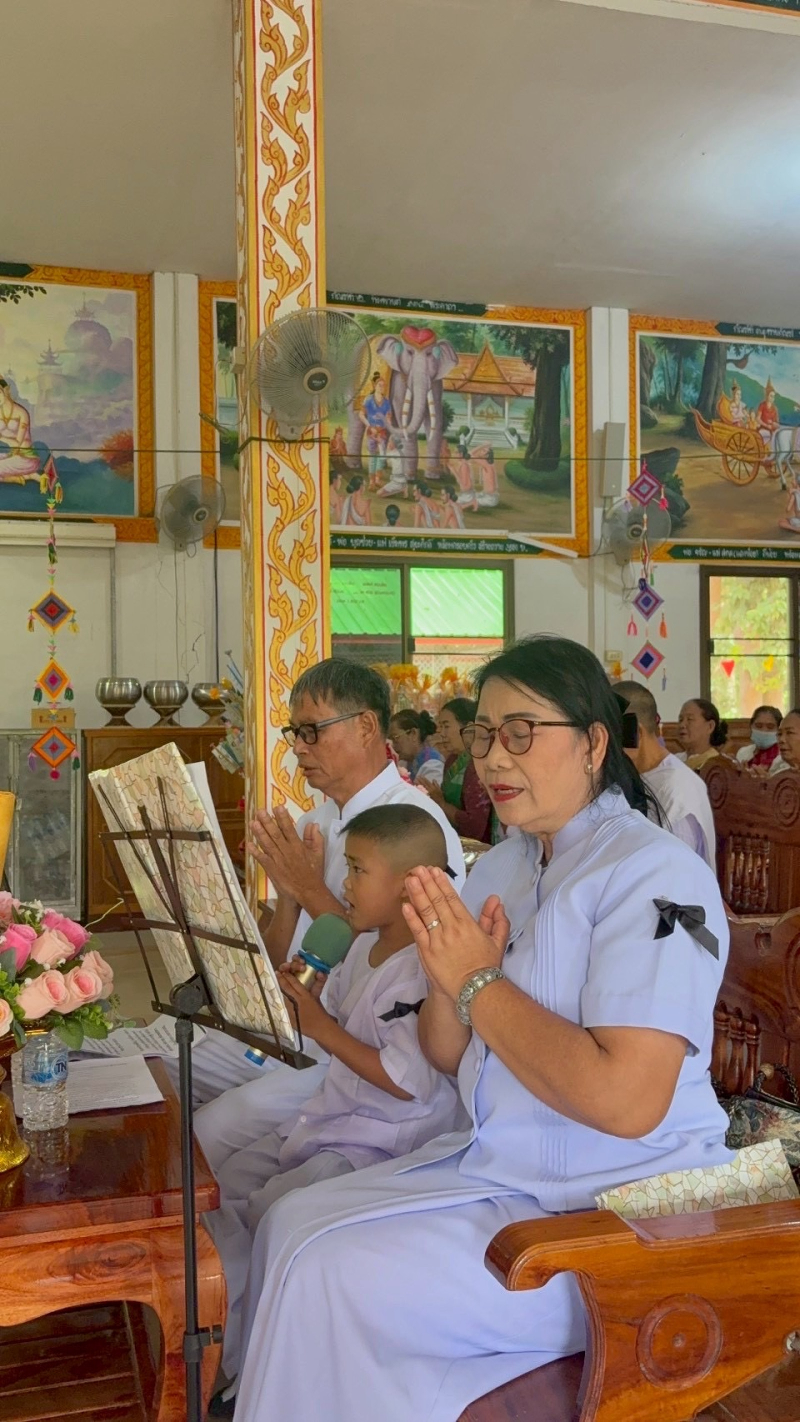 ภาพกล่าวคำถวายกฐินวัดโคกกลาง