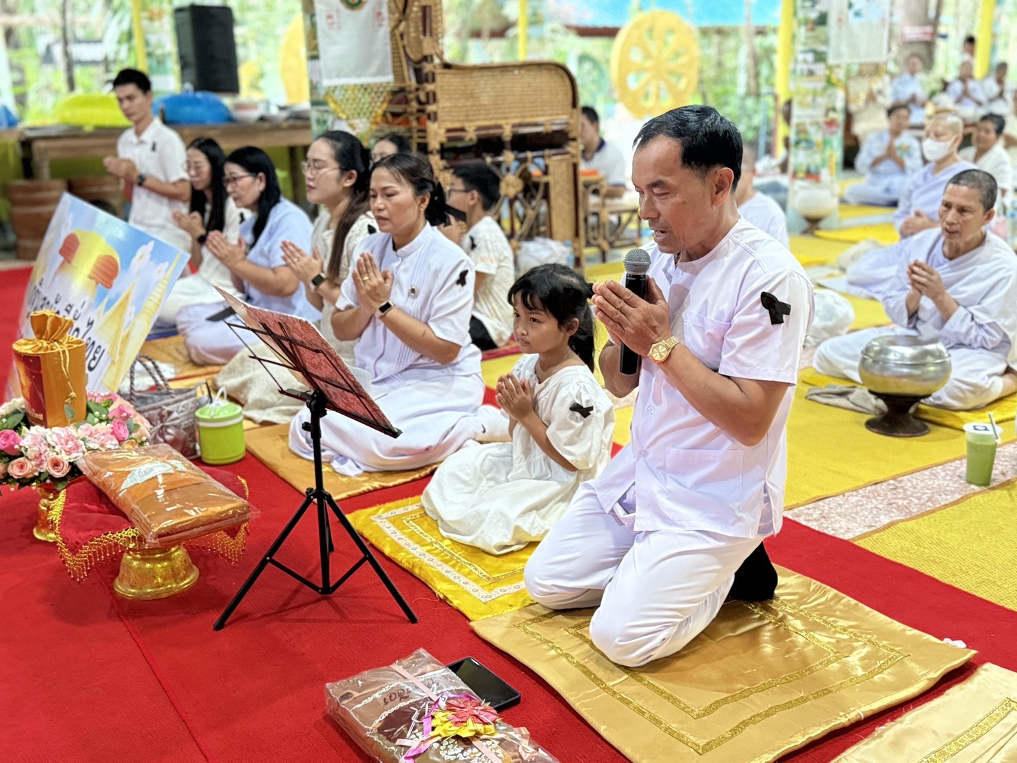 ภาพกล่าวคำถวายกฐินวัดจันทร์ลัป