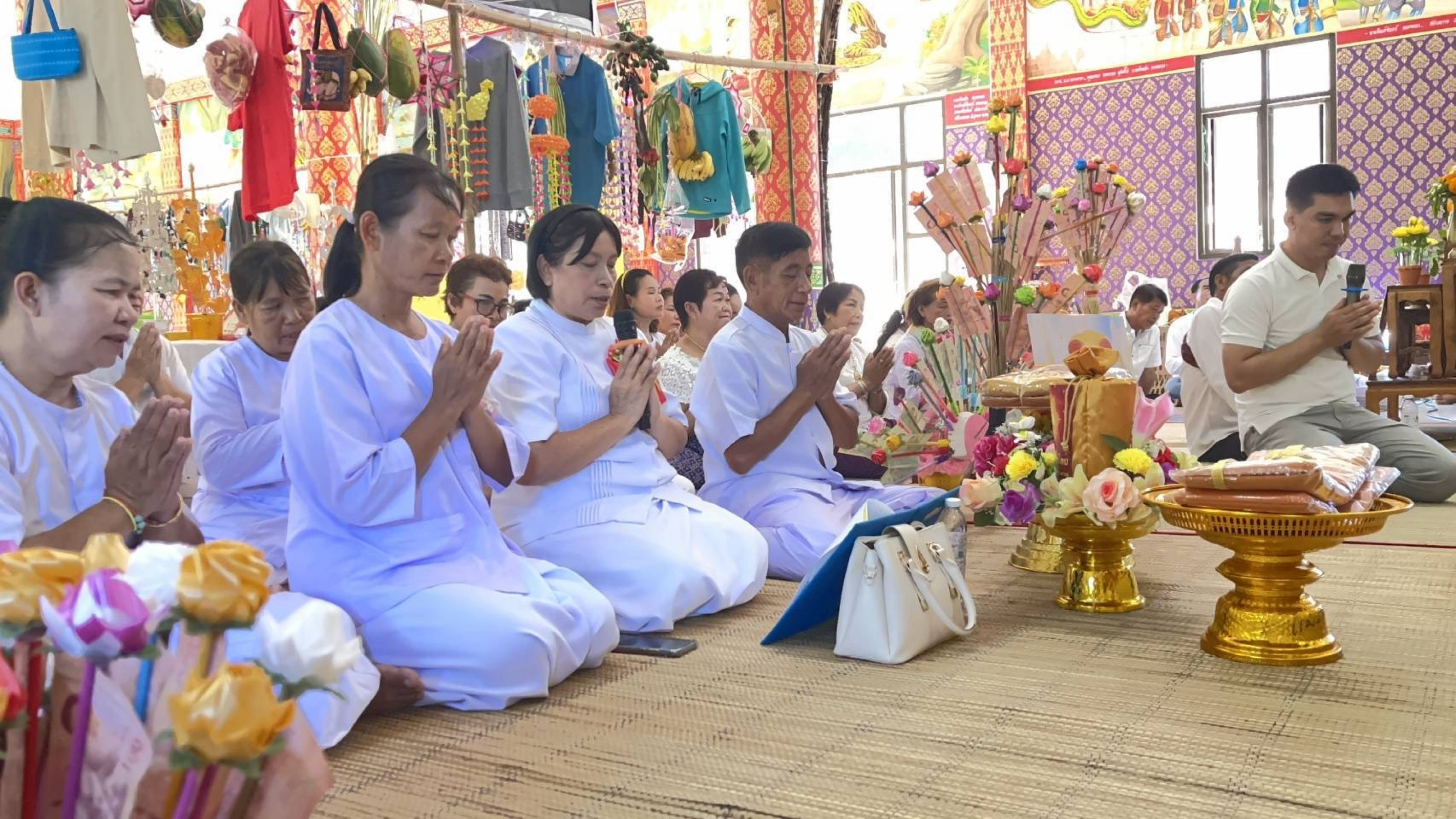 ภาพกล่าวคำถวายกฐินวัดนาชุม