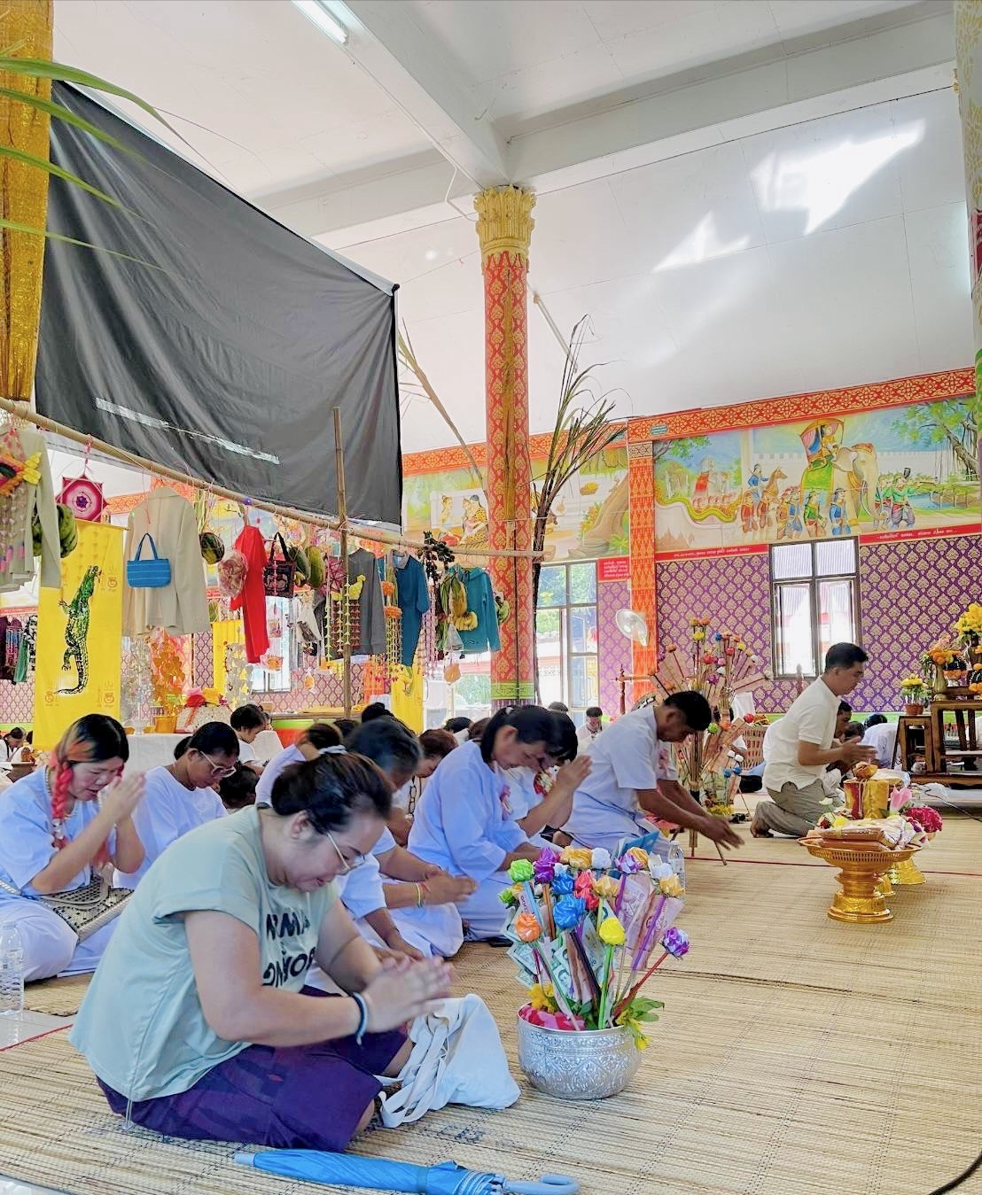 ภาพร่วมพิธีกรรมวัดนาชุม