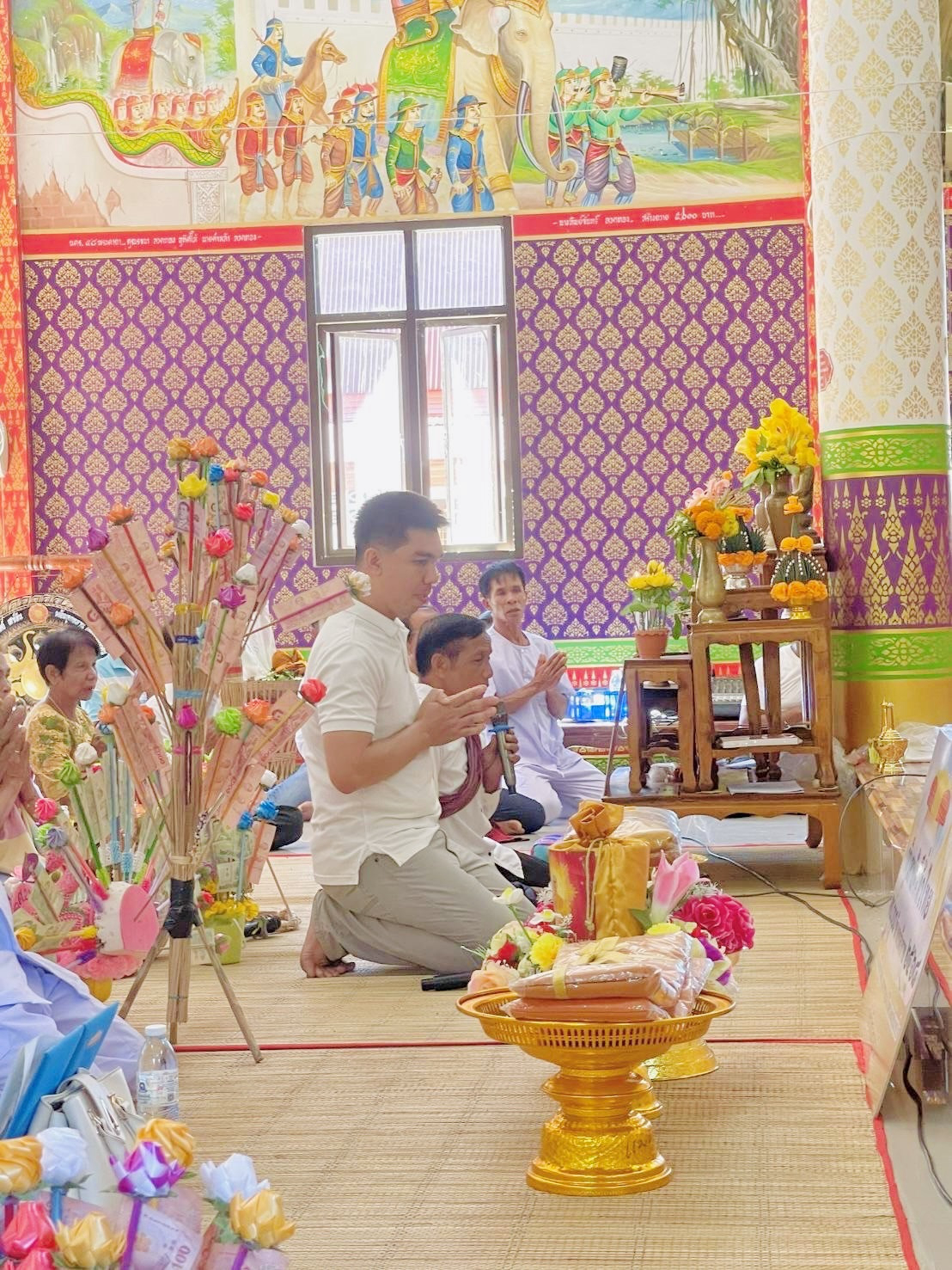 ภาพร่วมพิธีกรรมวัดนาชุม