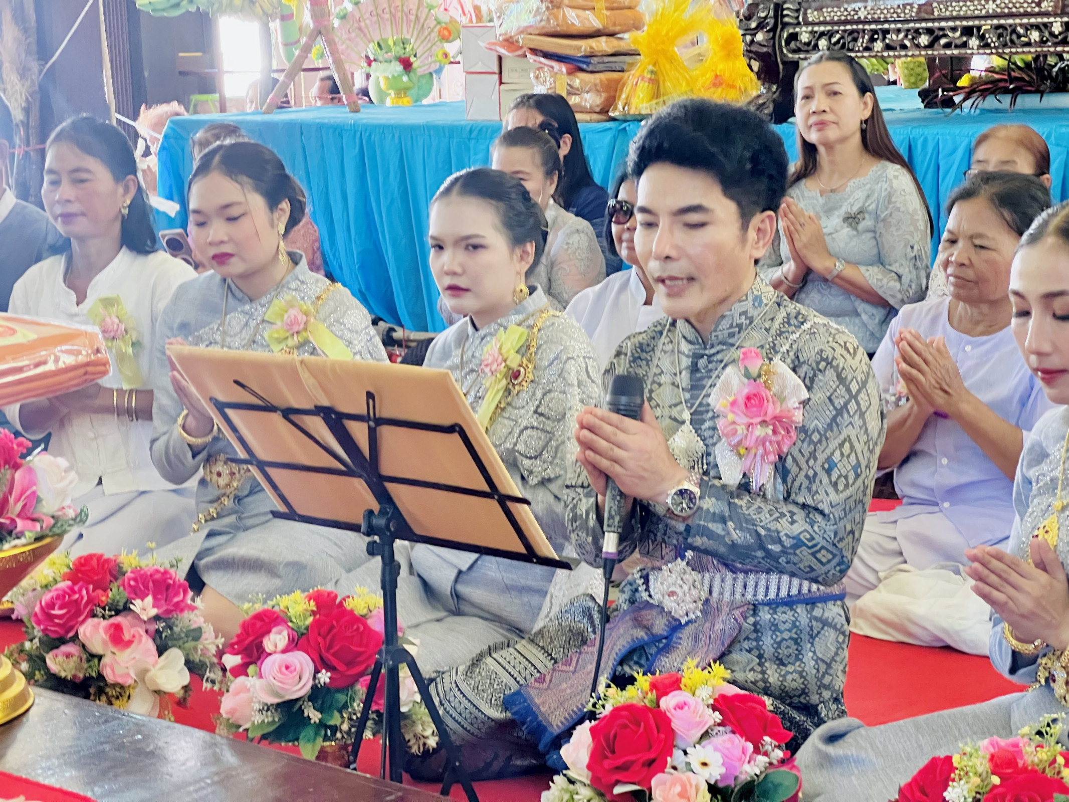 ภาพกล่าวคำถวายกฐินวัดห้วยขะยุง