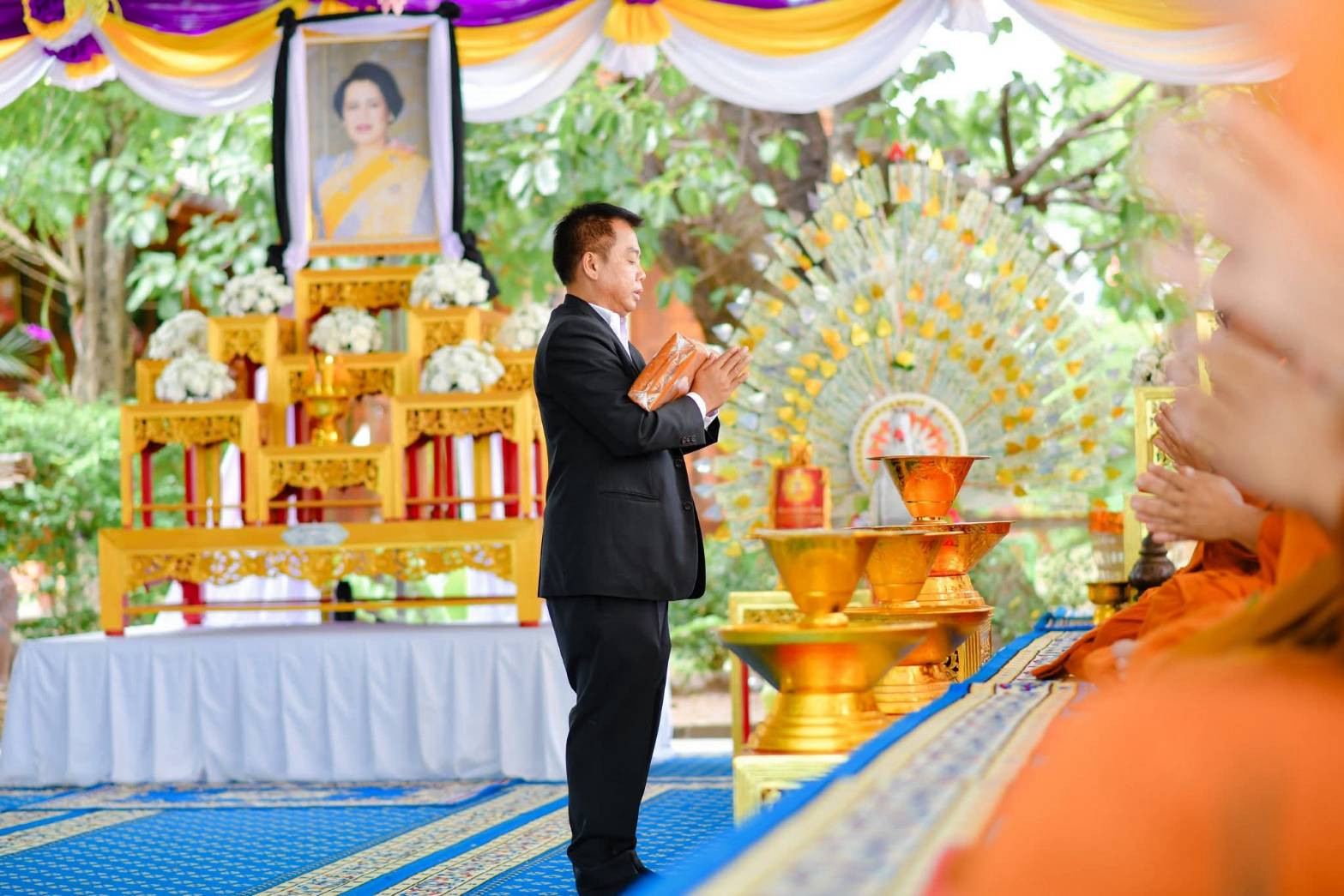 ภาพร่วมพิธีกรรมวัดหนองคูคำ