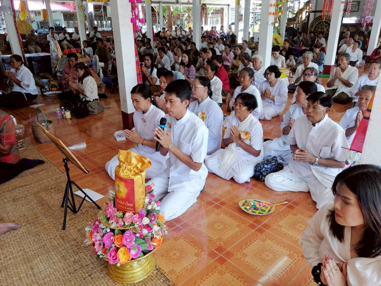 ภาพกล่าวคำถวายกฐินวัดศิริราษฎร์