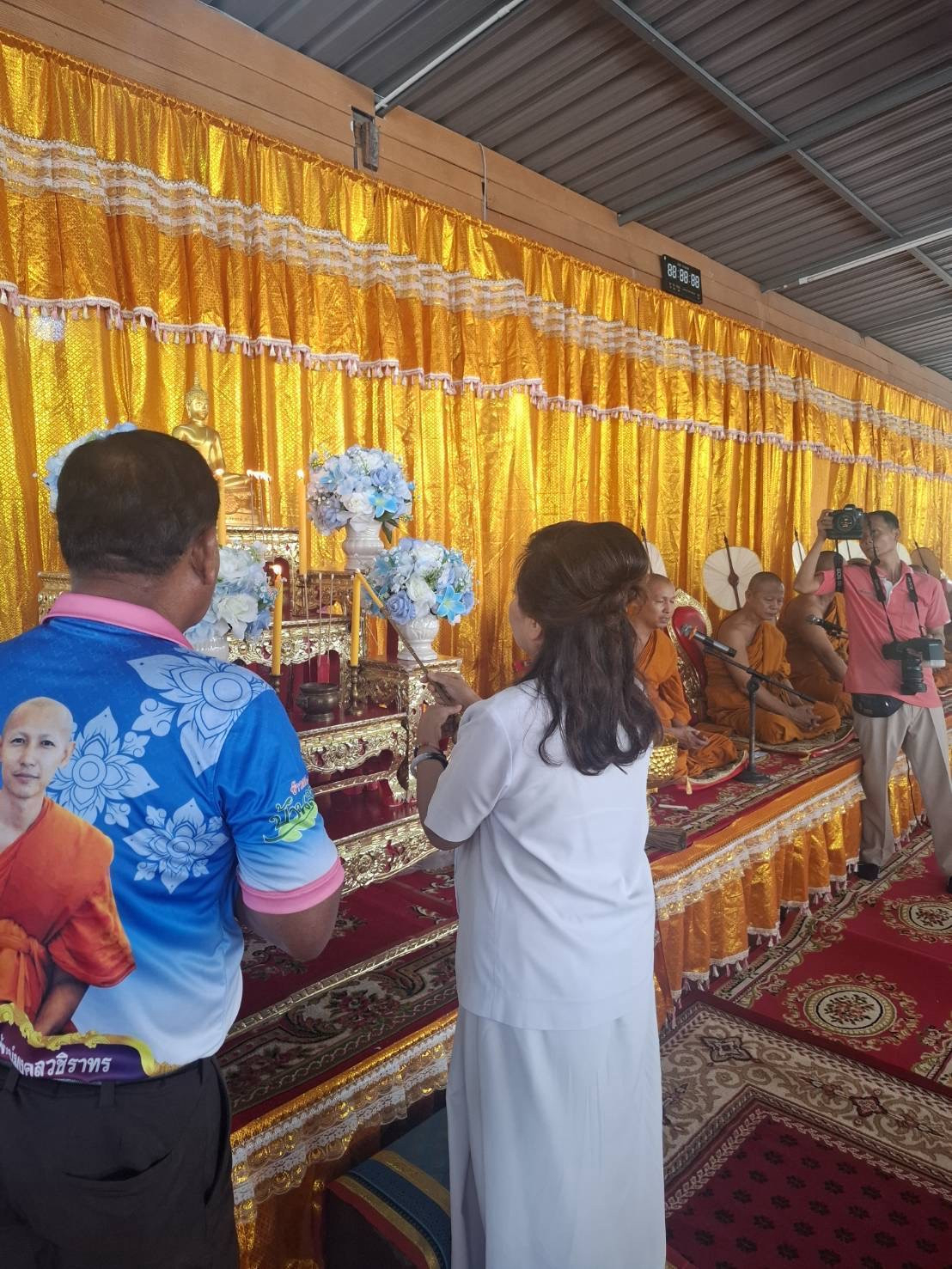 ภาพร่วมพิธีกรรมวัดธรรมจริยา