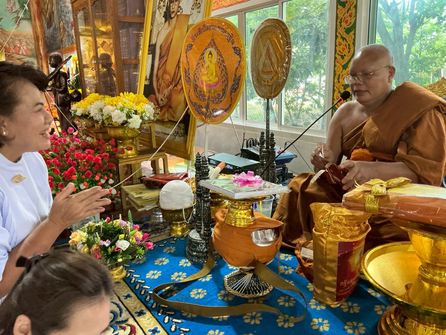 ภาพร่วมพิธีกรรมวัดบ้านใหม่ทองประเสริฐ